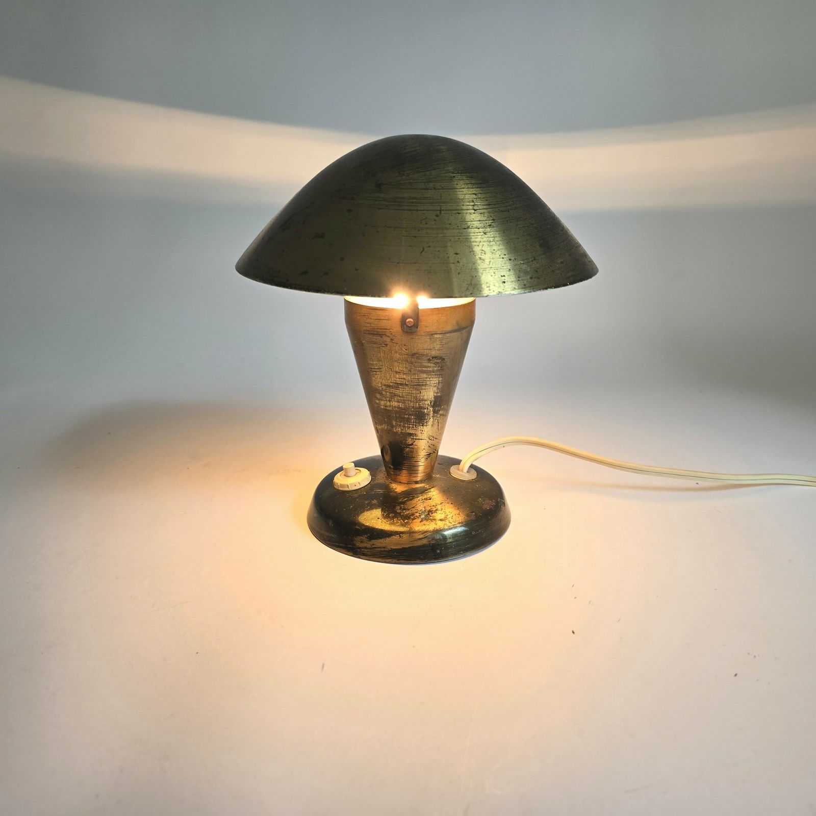 photo furniture Vintage Mushroom Art Deco Table Lamp By Josef Hurka For Napako Czechoslovakian Table Bauhaus Lamp