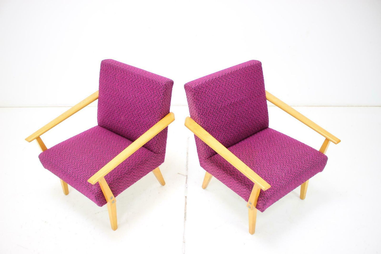 1960s Pair Of Armchairs, Czechoslovakia photo Furniture
