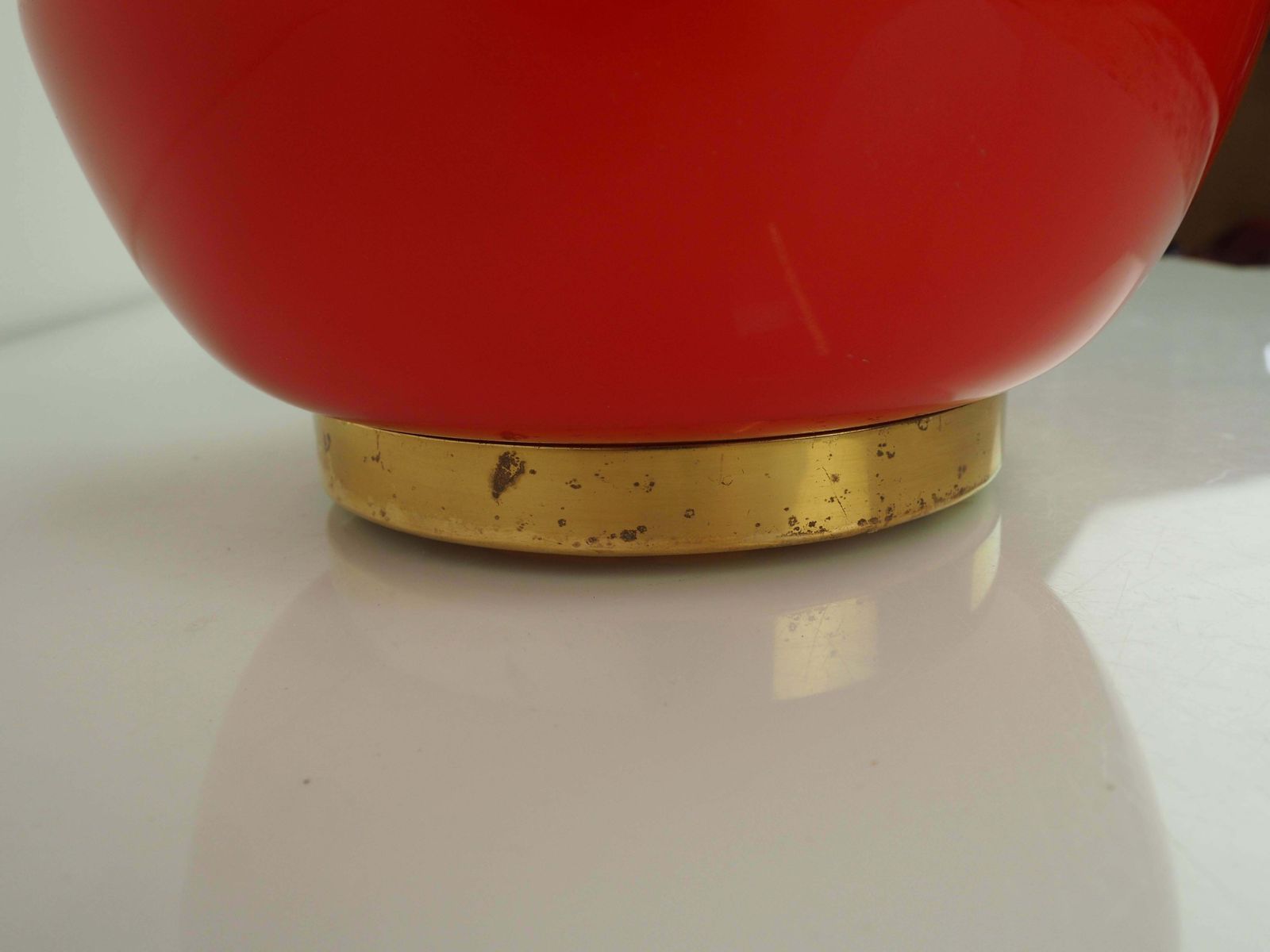 All Glass Table Lamp By Valasske Mezirici, 1960s, Czechoslovakia photo 477.0