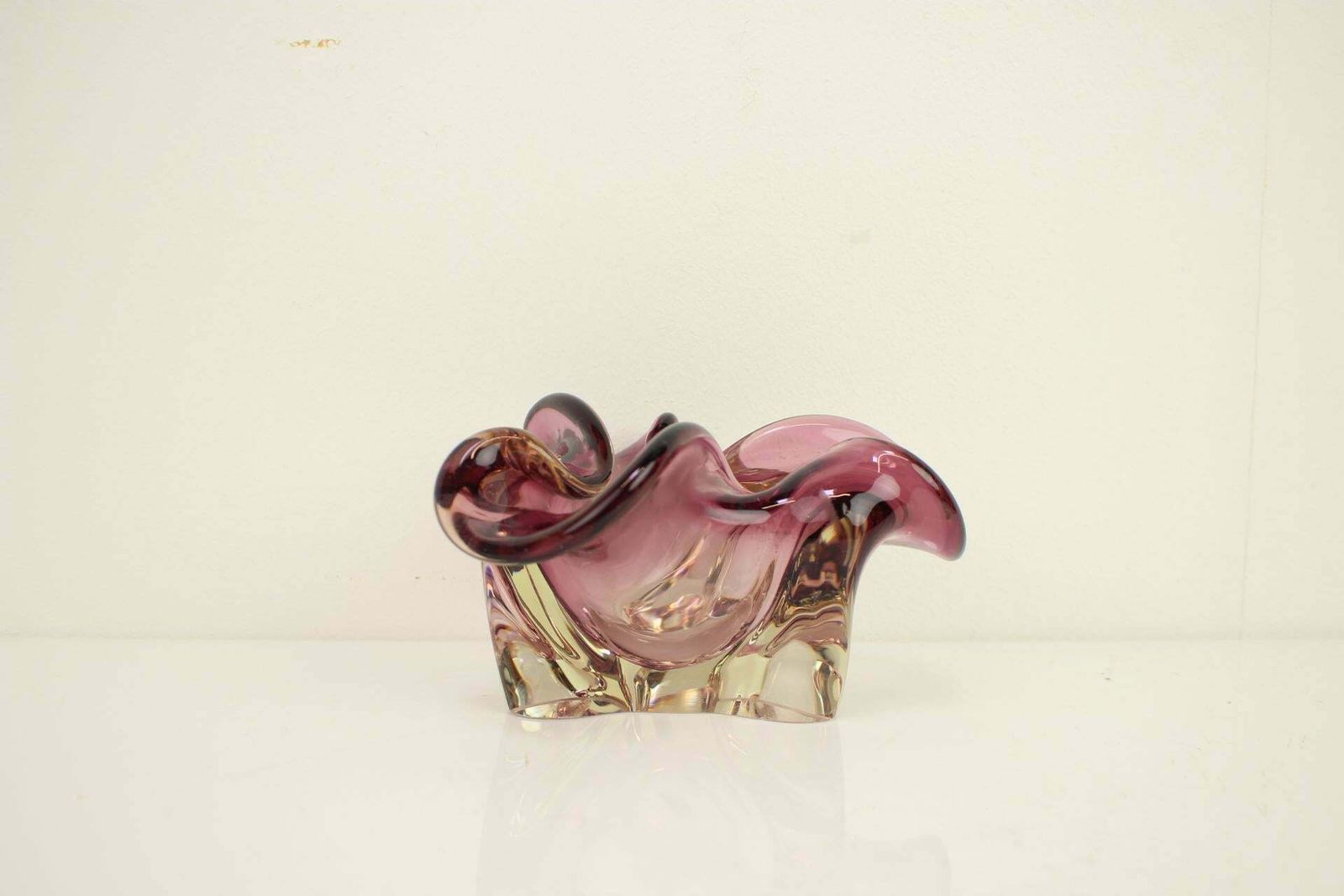 Art Glass Ashtray By Josef Hospodka, 1960's Czechoslovakia photo Home Decor