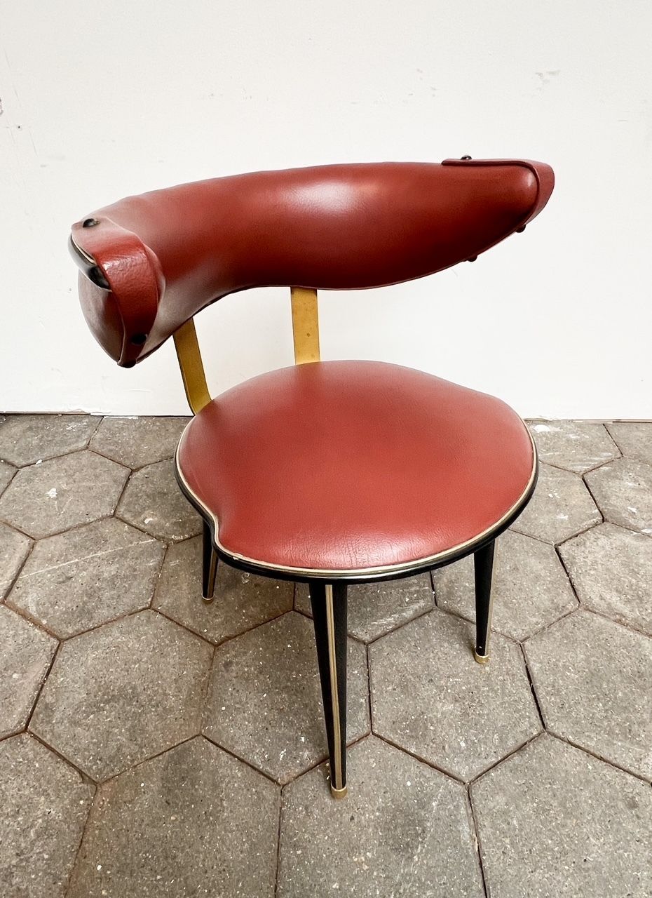 Set Umberto Mascagni Chairs (2), 1960s photo vintage
