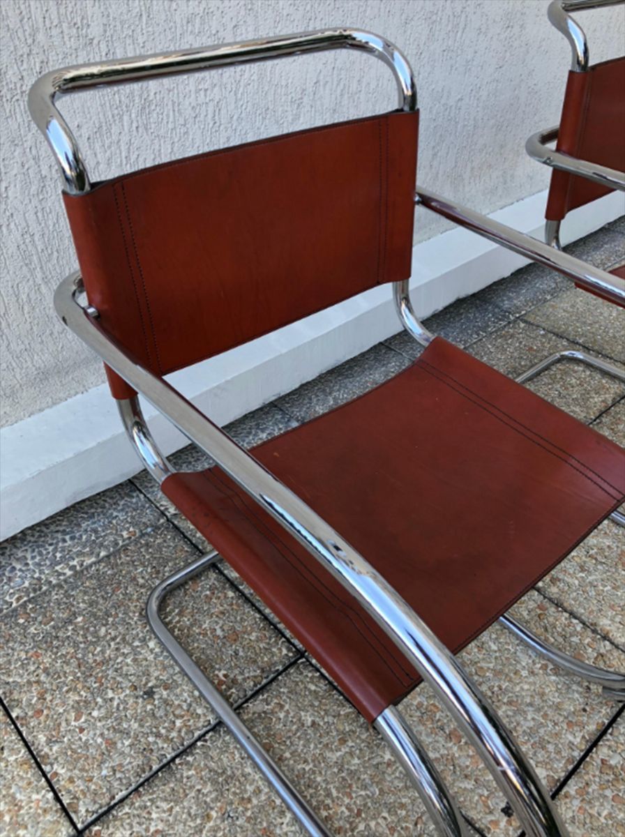 Model Mr20 Side Chairs By Ludwig Mies Van Der Rohe, 1960s, Set Of 2 photo Furniture