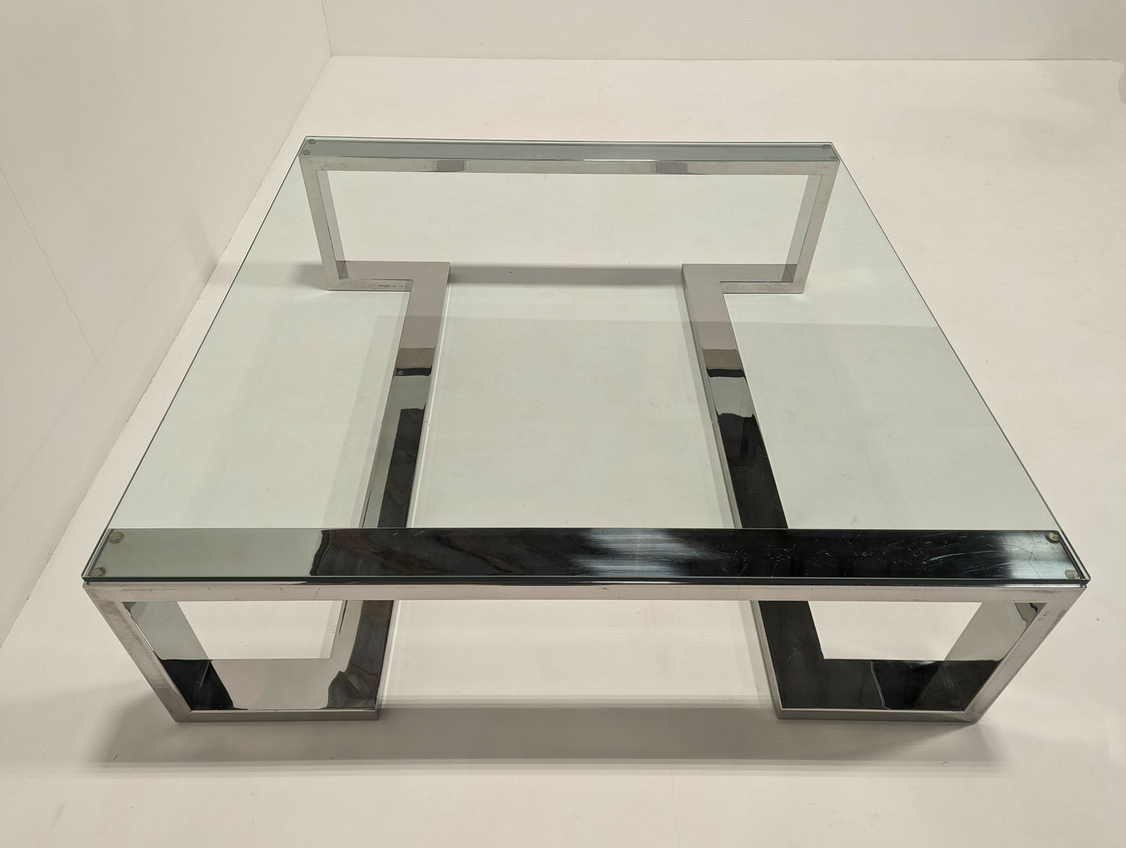 photo vintage Decorus Arissa Chrome Coffee Cocktail Table