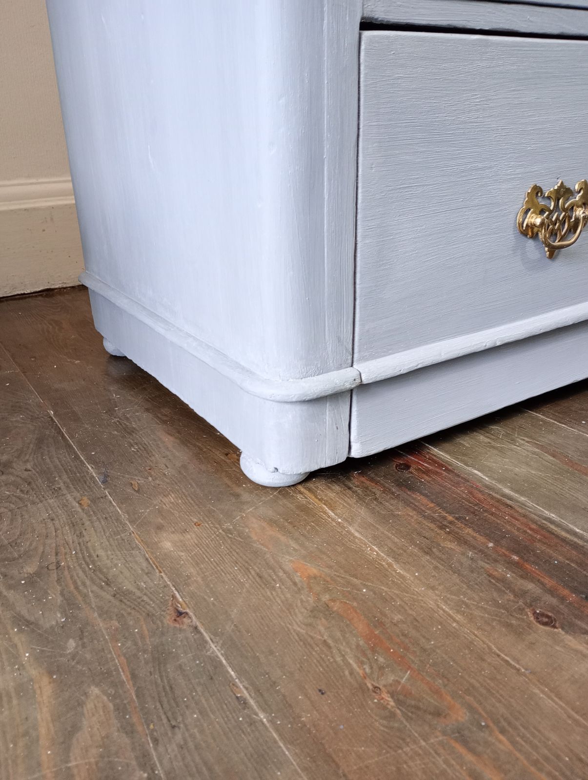 Victorian Chest Of Drawers, Painted Gustavian Grey photo vinterior