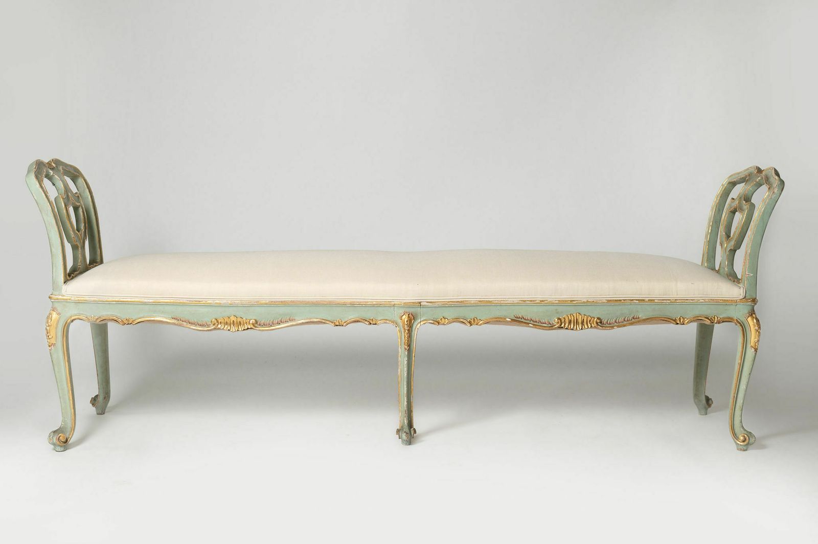 Antique Italian Long Stool – Bench, One Of A Pair photo furniture