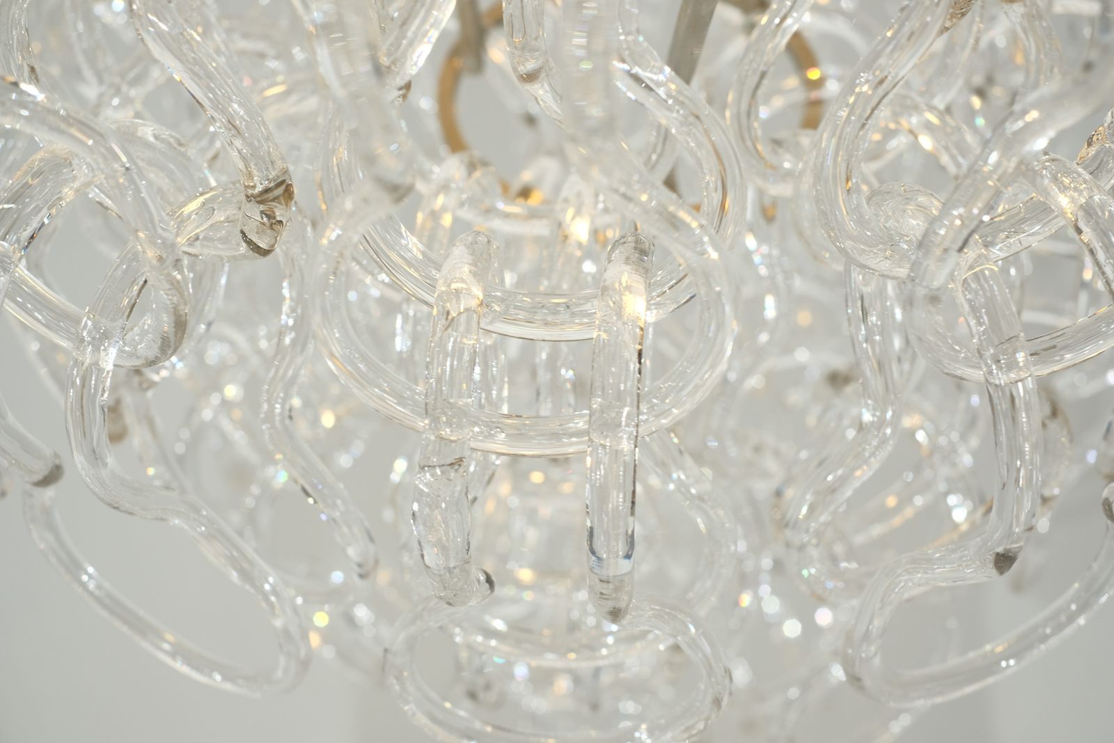 photo for sale Chandelier Giogali By Angelo Mangiarotti For Vistosi, Italy 1970s.