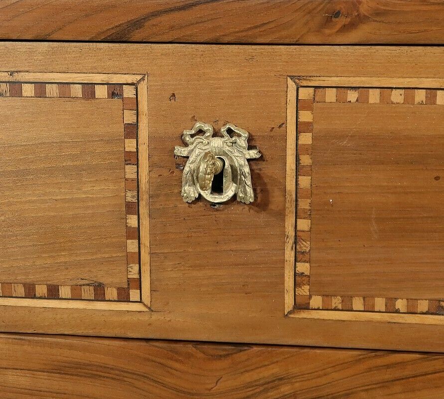 photo furniture Small Regional Walnut Commode, Louis XVI Style – Early 19th Century