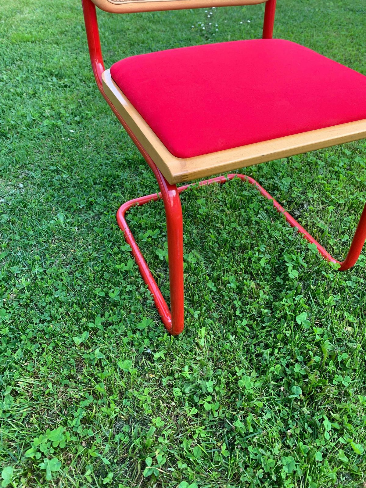 1 Mid Century Modern Italian Marcel Breuer Style B32 Cesca Chair, 70s photo furniture