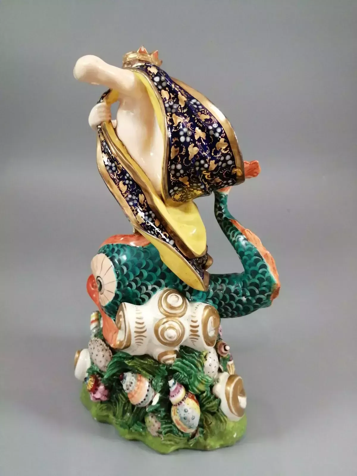 Derby Porcelain Figure Of Neptune,Bloor Period ,C.1830 photo 900.0
