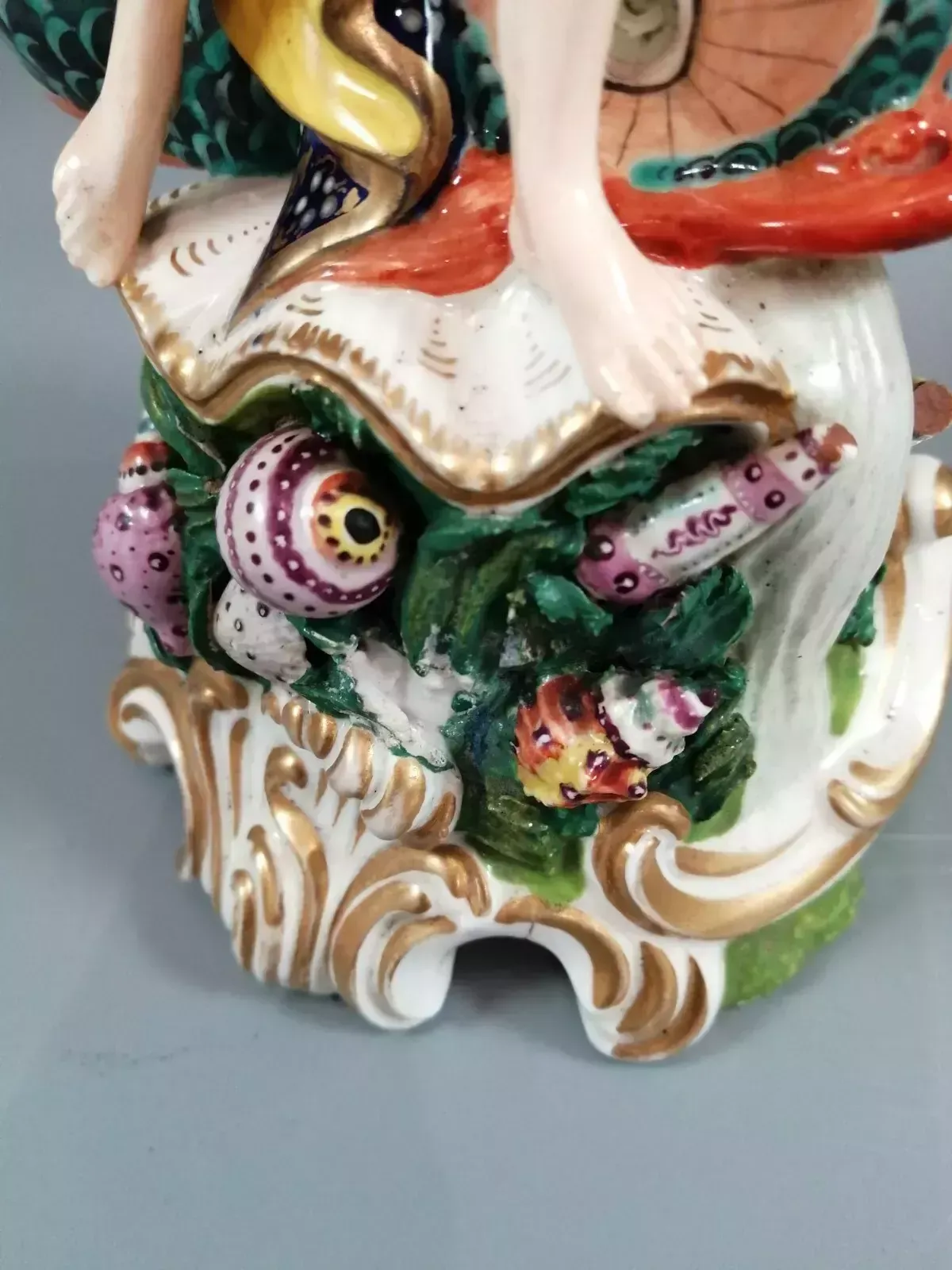 photo for sale Derby Porcelain Figure Of Neptune,Bloor Period ,C.1830