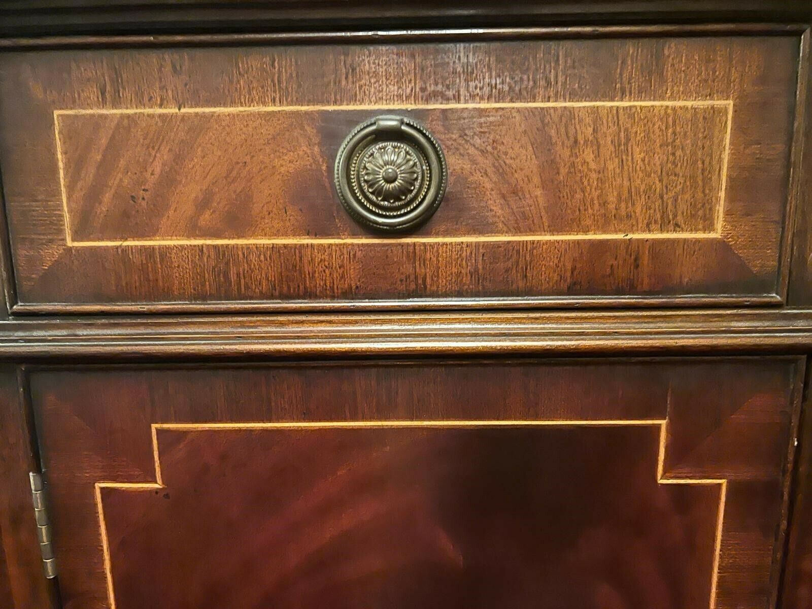 Charles Barr Mahogany Sideboard With Satinwood Detail