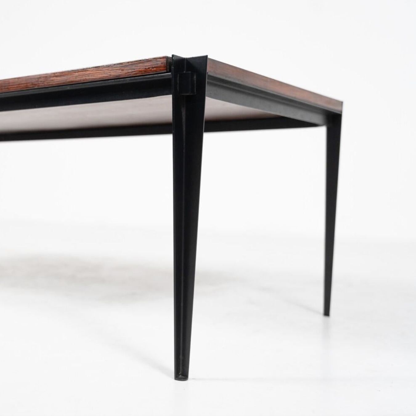 Mid Century Modern Wooden Coffee Table By Osvaldo Borsani, Italy photo vinterior