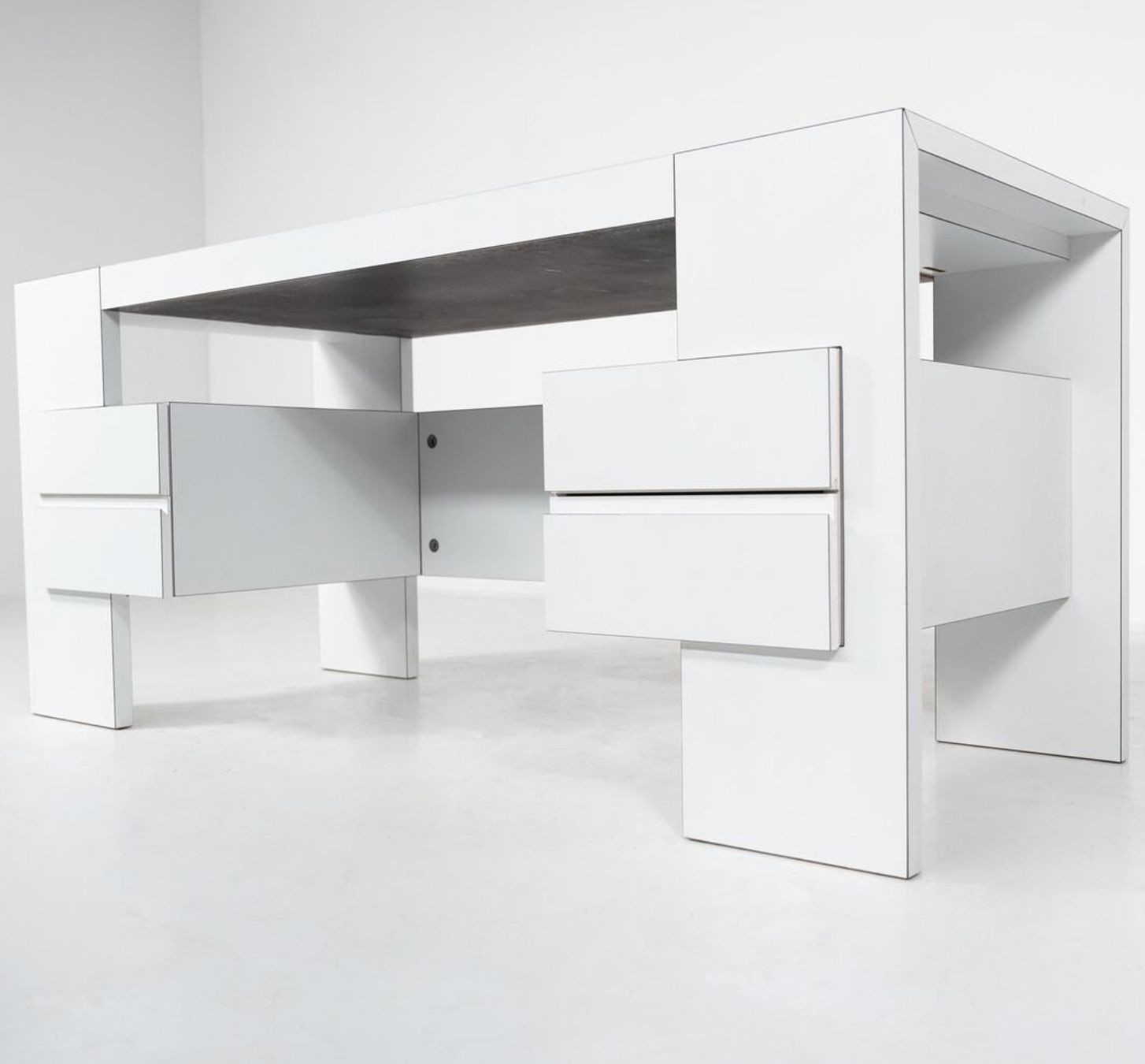 Mid Century Modern Desk By Wim Wilson For Castelijn, 1960s photo furniture
