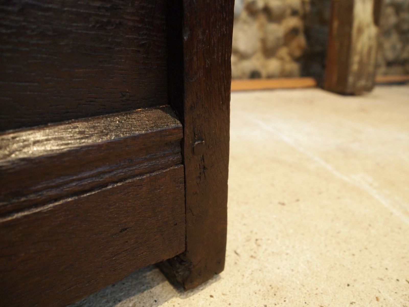 Furniture Chair Rare George I Scottish Lambing Chair Oak C1720 photo