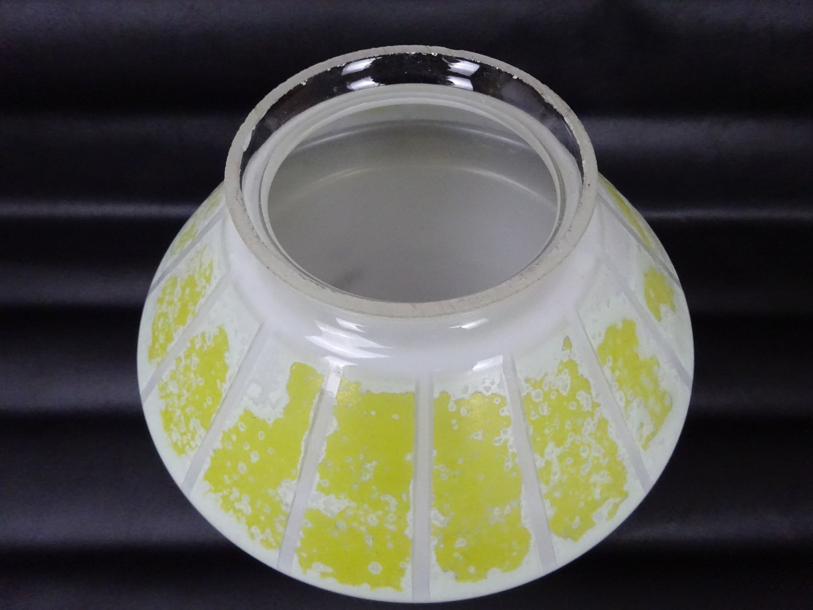 Mid Century White Glass Light Shade photo buy