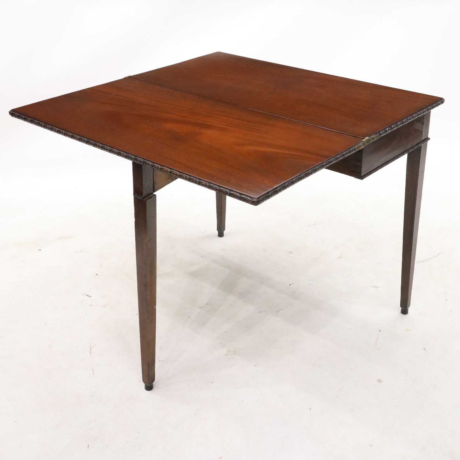 photo buy Early Victorian Mahogany Side Table Fold Over Top Free Uk Delivery