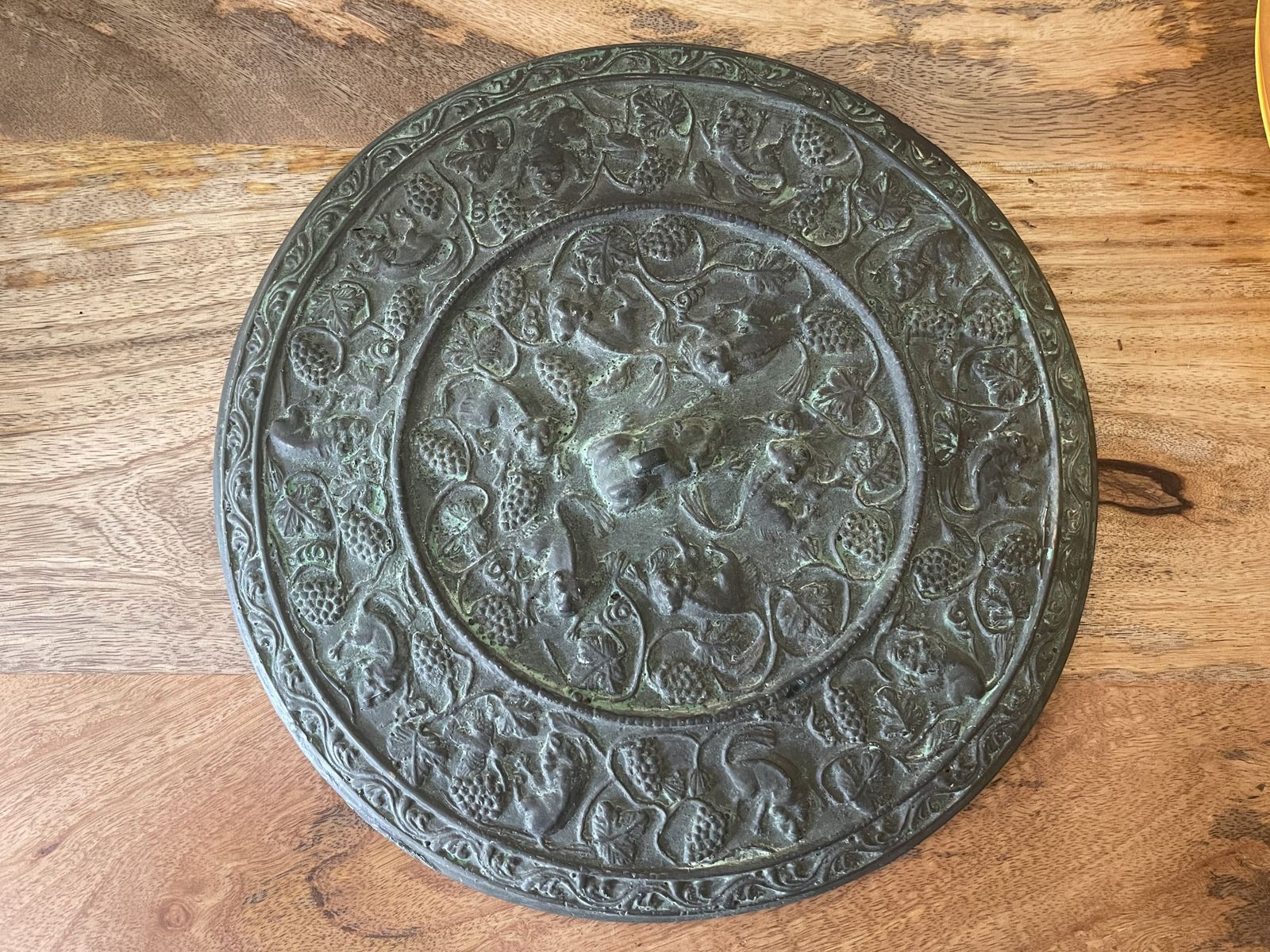 Oka 'Verdigris' Resin Circular Plaques Of Mannerist Design From Athelhampton House, Dorset