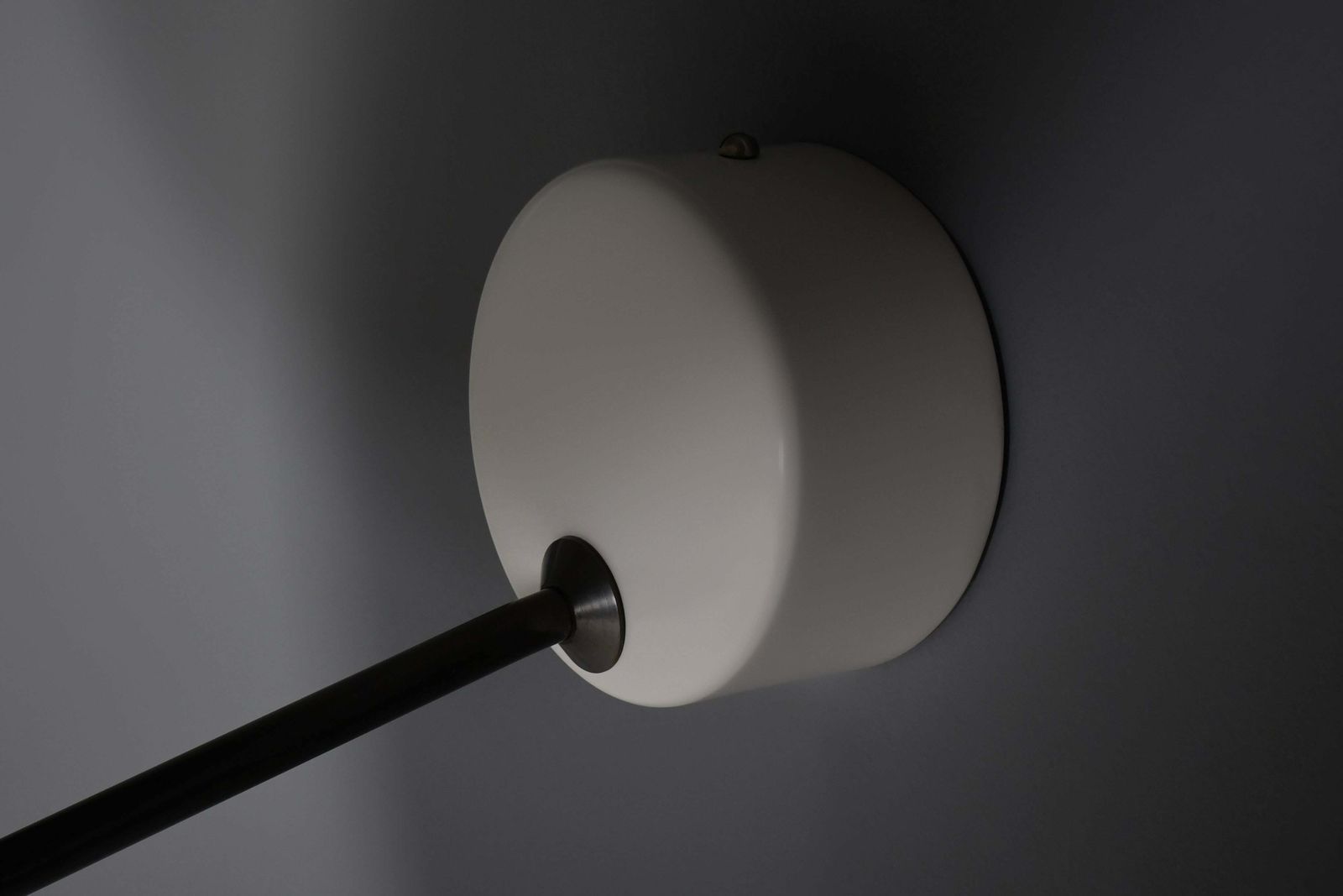 photo for sale Set Of Two Metal Stilnovo Mod. 232 Sconces Designed By Bruno Gatta, Italy 1962