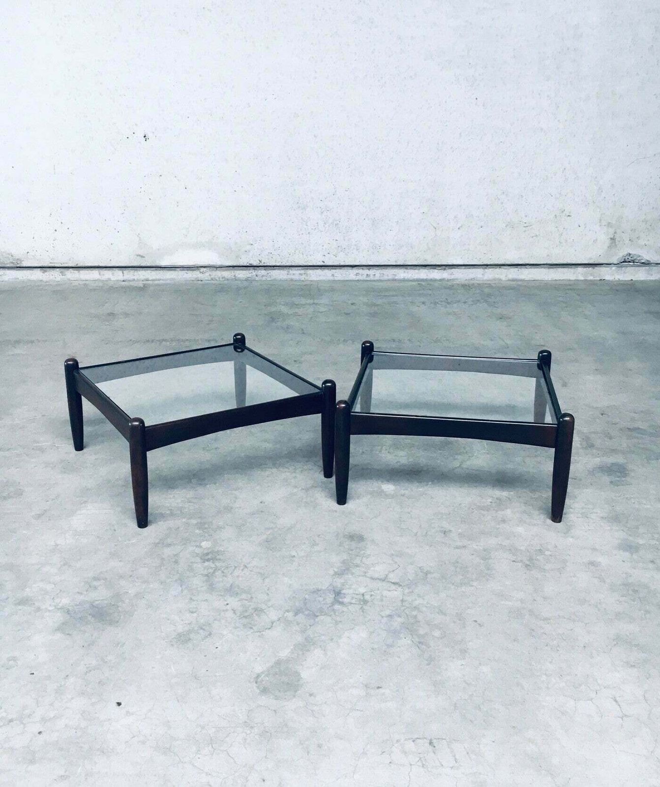 Mid Century Modern Design Lage Bijzettafelset, Zweden Ca. Jaren 1960 photo 1000.0