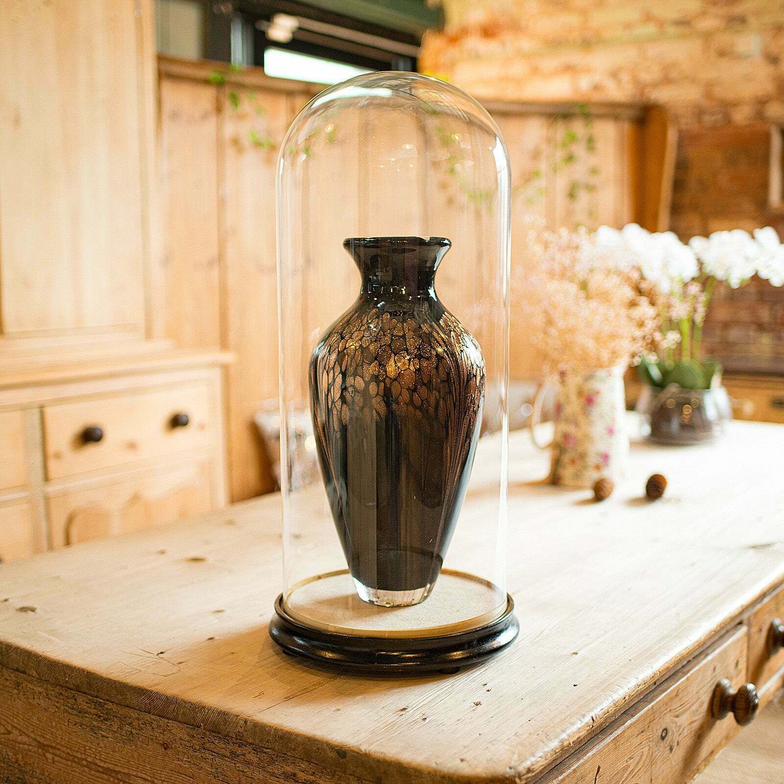 Tall Antique Professor's Specimen Dome, English, Glass, Taxidermy, Victorian photo furniture