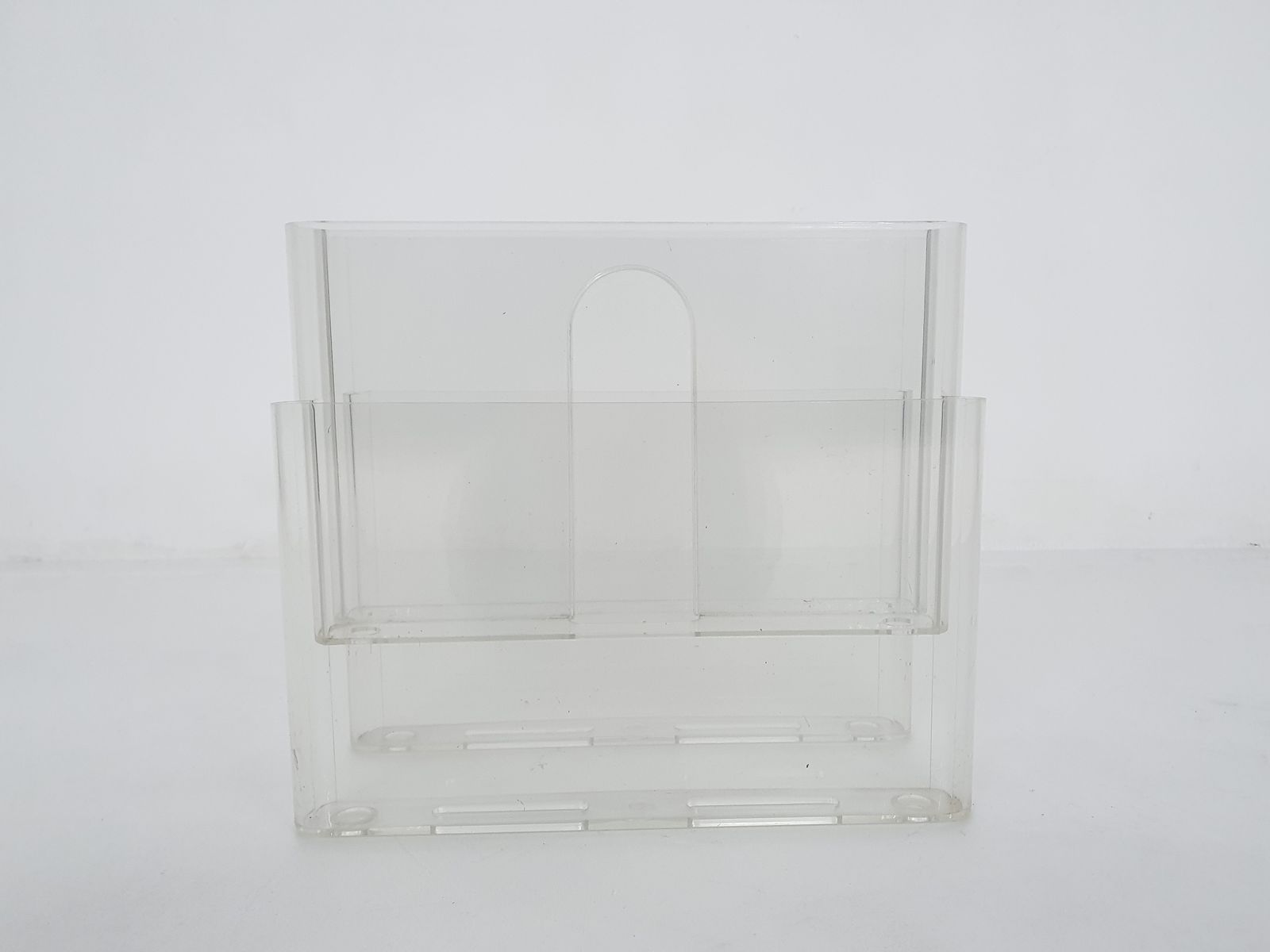 Transparent Giotto Stoppino For Kartell Magazine Stand, Italy 1960's photo Home Decor