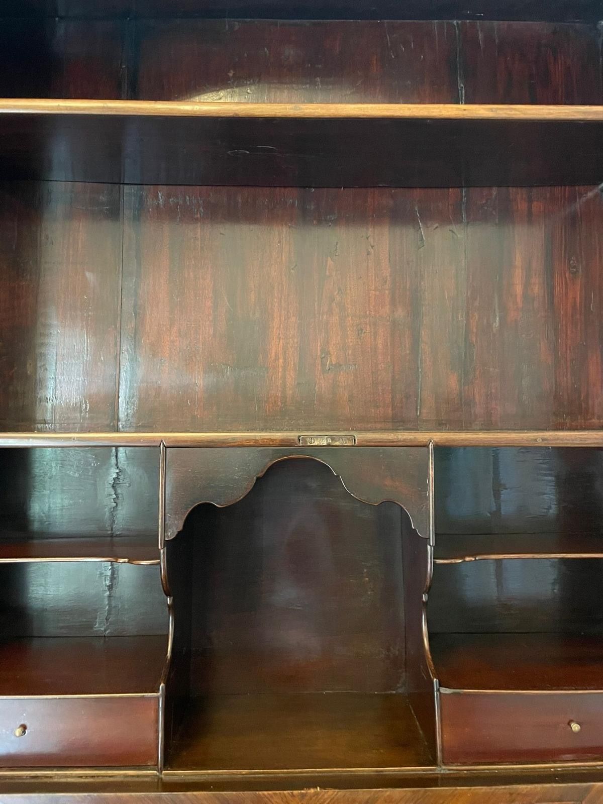 Antique 18th Century Rosewood Bureau Bookcase photo Furniture