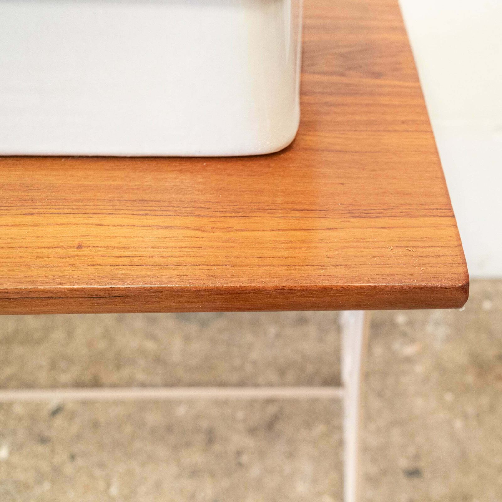photo furniture Twin Countertop Butler Sinks On Reclaimed Cast Iron And Teak Unit