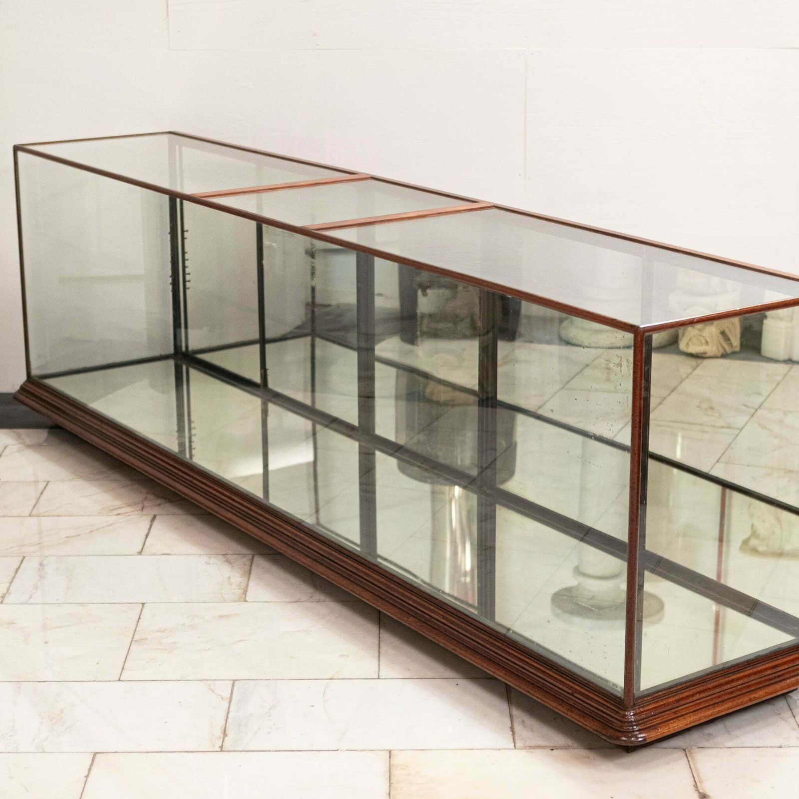 Antique Victorian Mahogany Shop Counter | Display Cabinet photo for sale