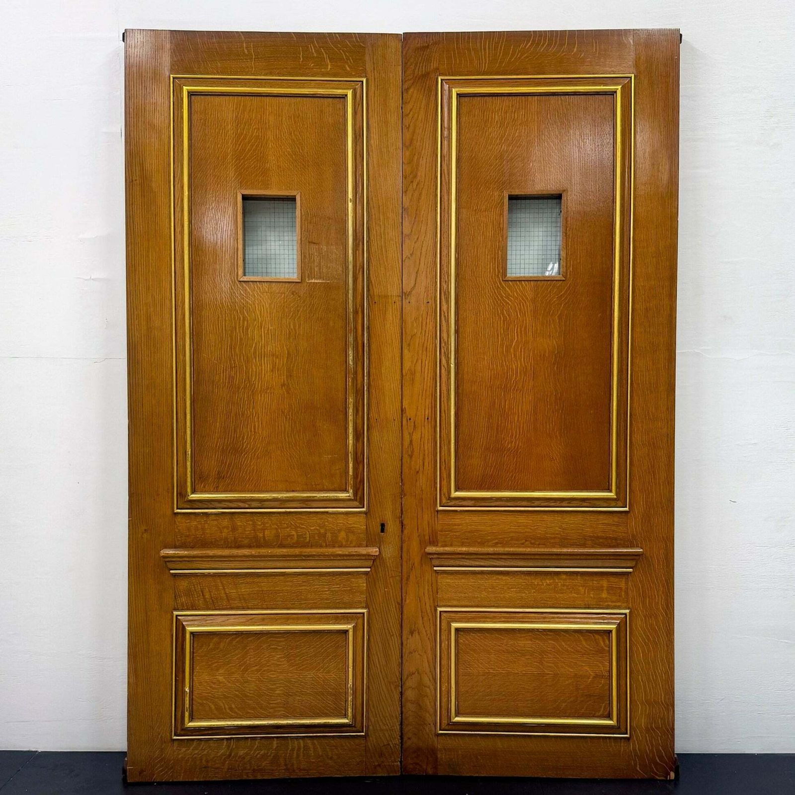 Clothworkers' Pair Of Doors With Georgian Wire Viewing Windows   214.5cm X 157.5cm photo furniture