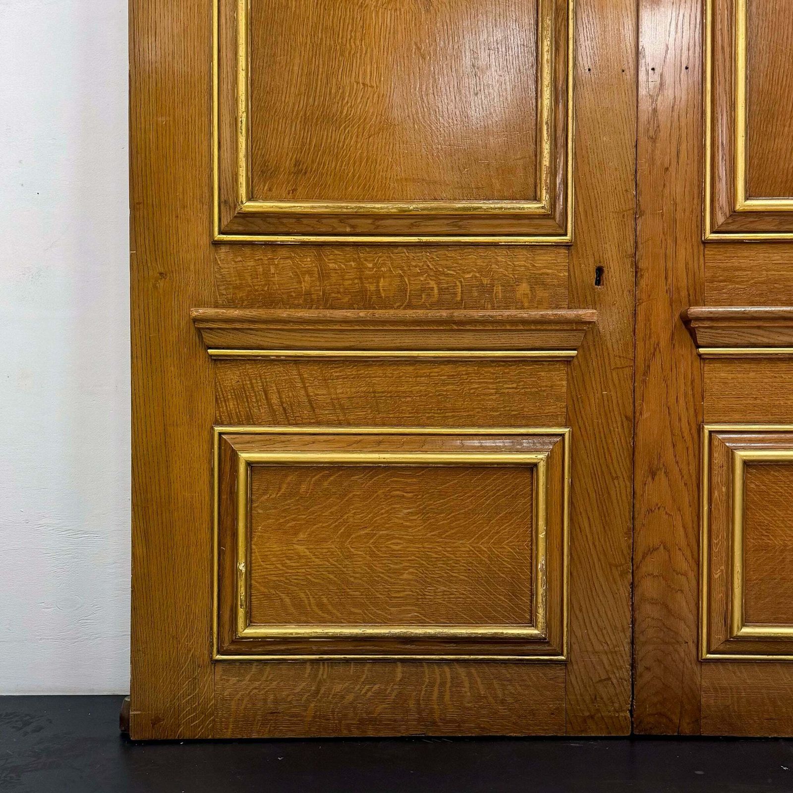 Clothworkers' Pair Of Doors With Georgian Wire Viewing Windows   214.5cm X 157.5cm photo vintage
