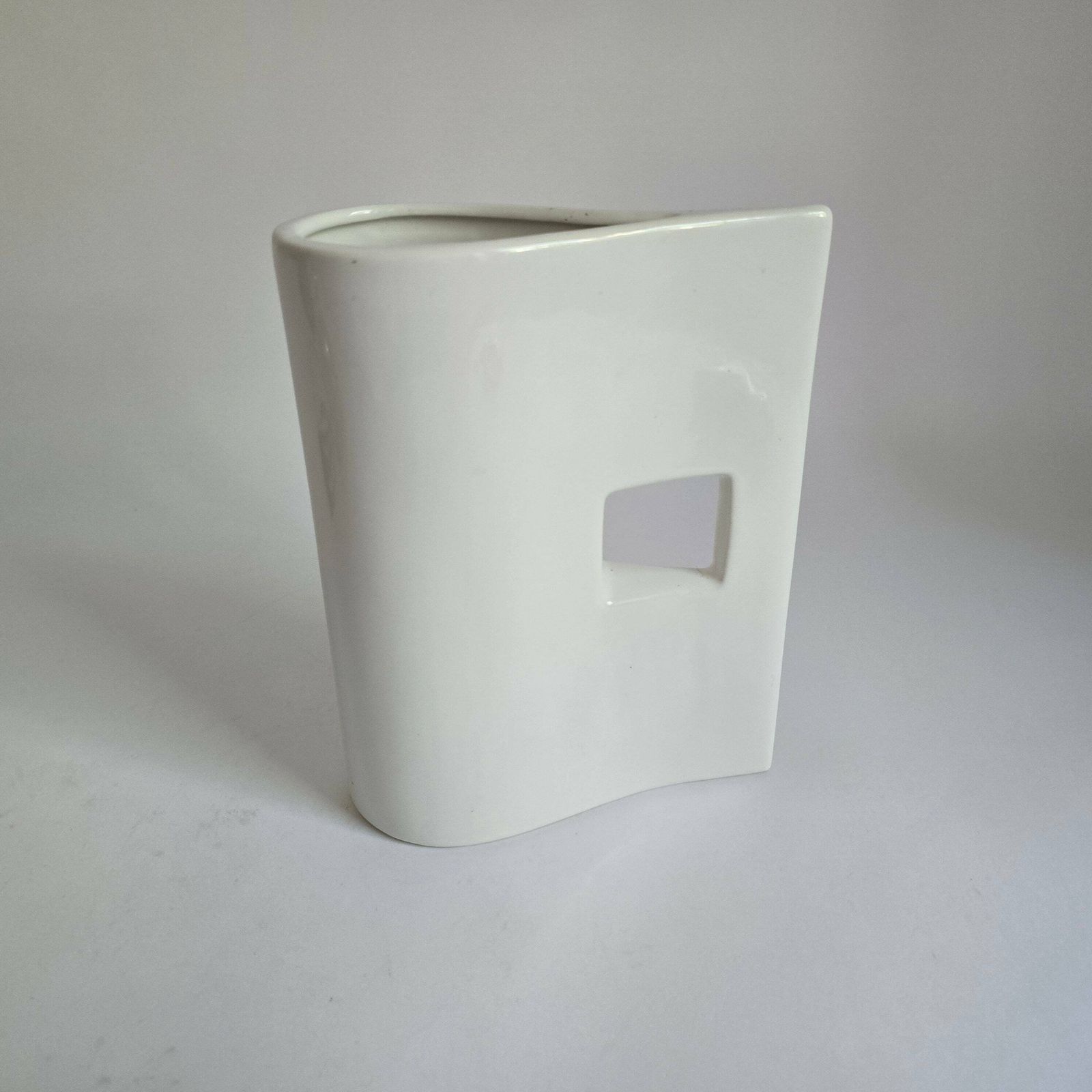 Vintage Memphis Milano Style Ceramic Vase photo furniture