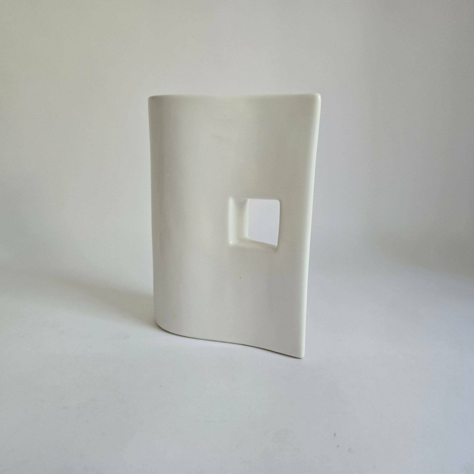 Vintage Memphis Milano Style Ceramic Vase photo for sale