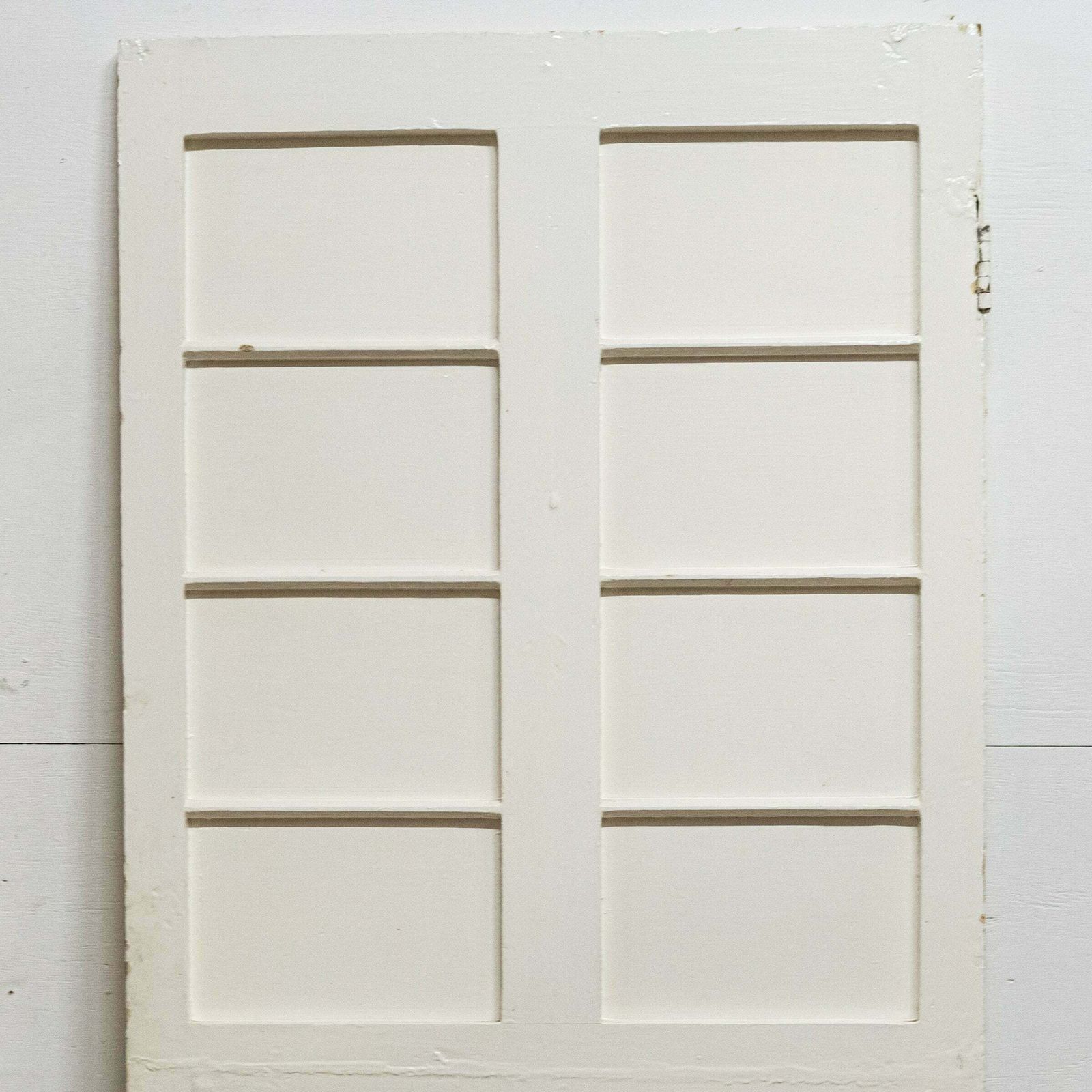 Antique Victoria Pine Panelled Door   191cm X 82.5cm photo vinterior