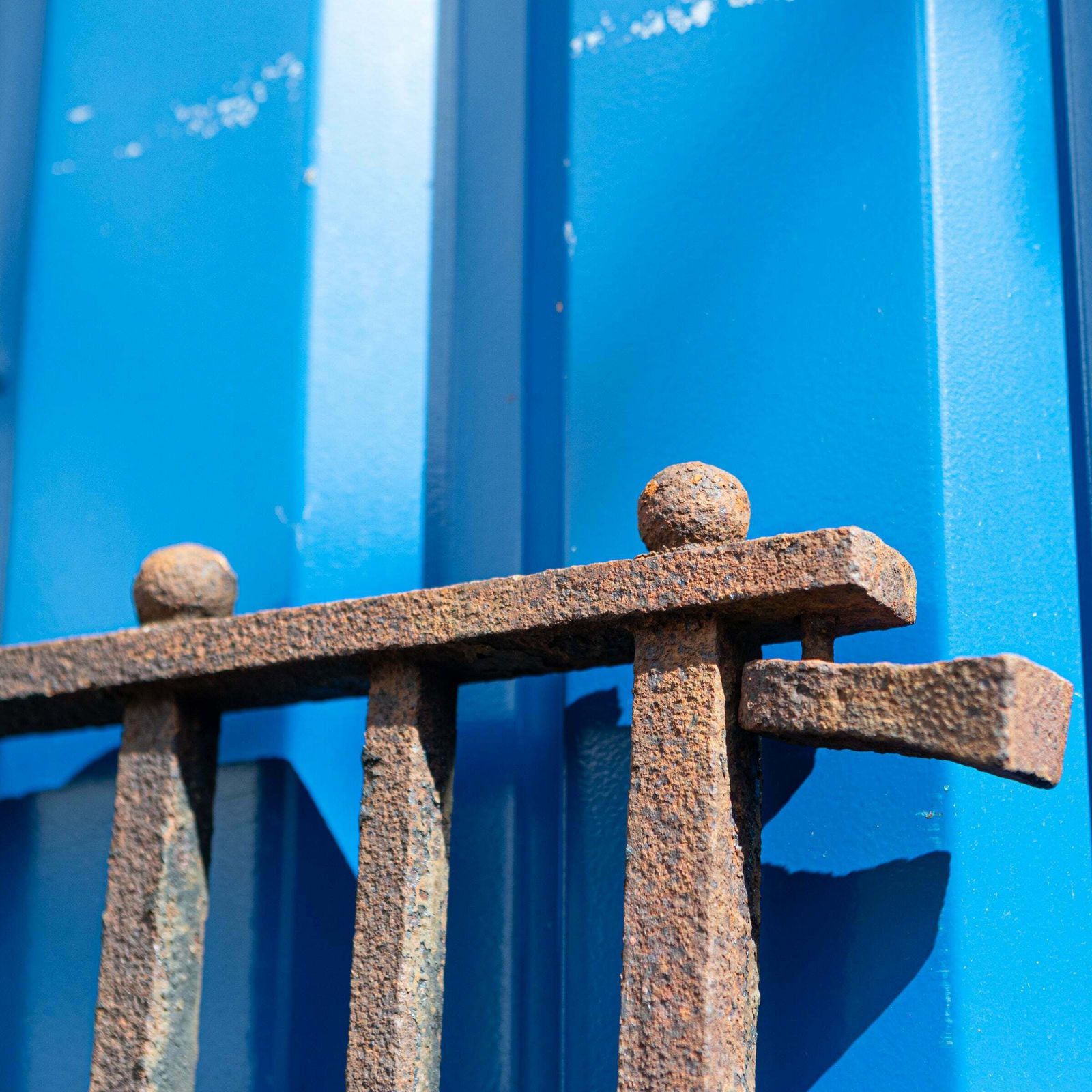Ornate Antique Iron Railings | 3 Panels photo vinterior