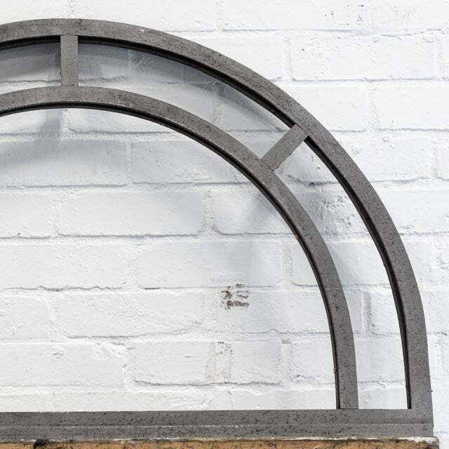 Antique Crittall Arched Fan Light Panels (10 Available) photo vintage