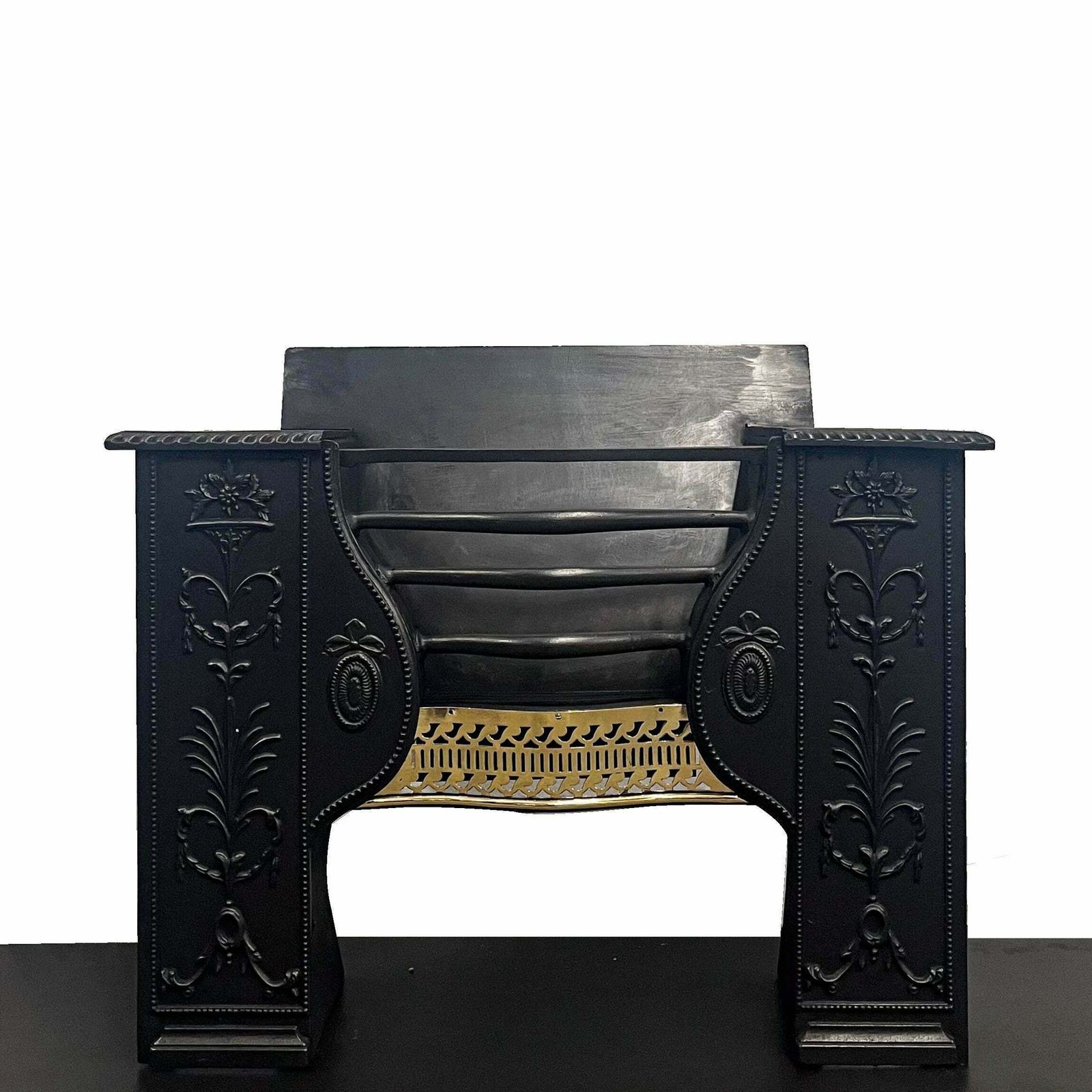 Regency Antique Hob Grate In The Manner Of Robert Adam