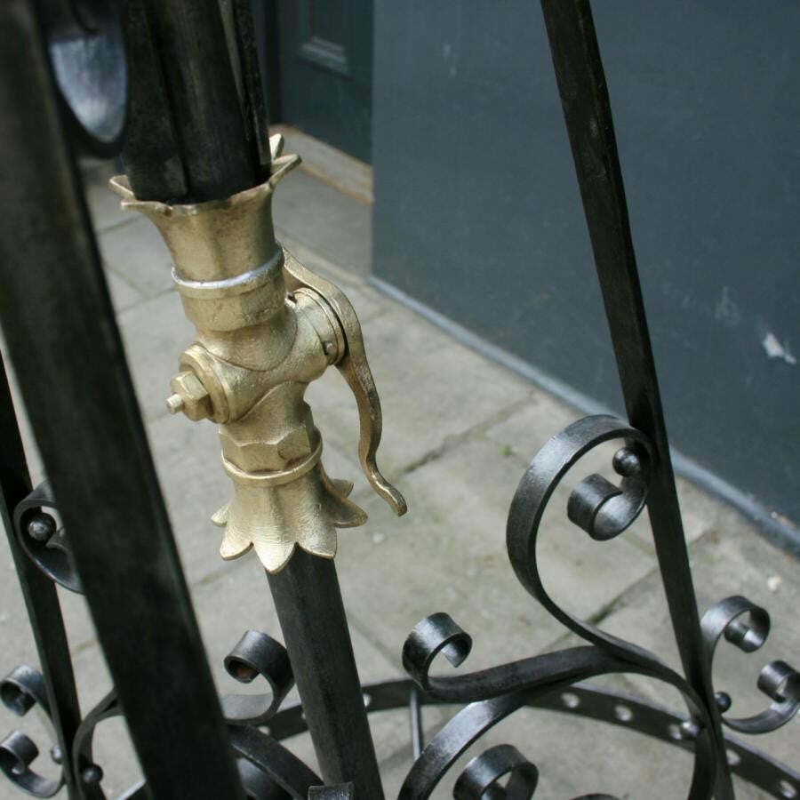 Antique Gothic Revival Wrought Iron Chandeliers photo furniture