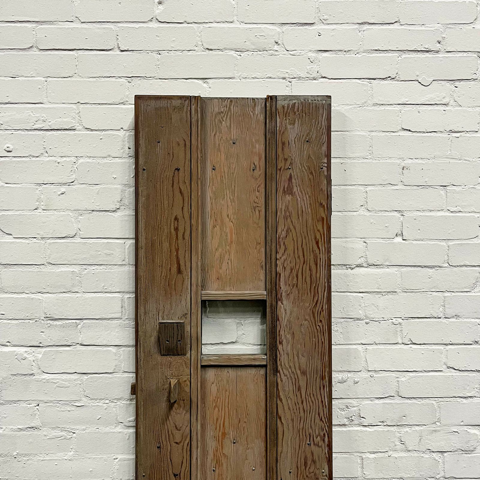 Antique Victorian Glazed Latch Door   197cm X 52.5cm photo furniture