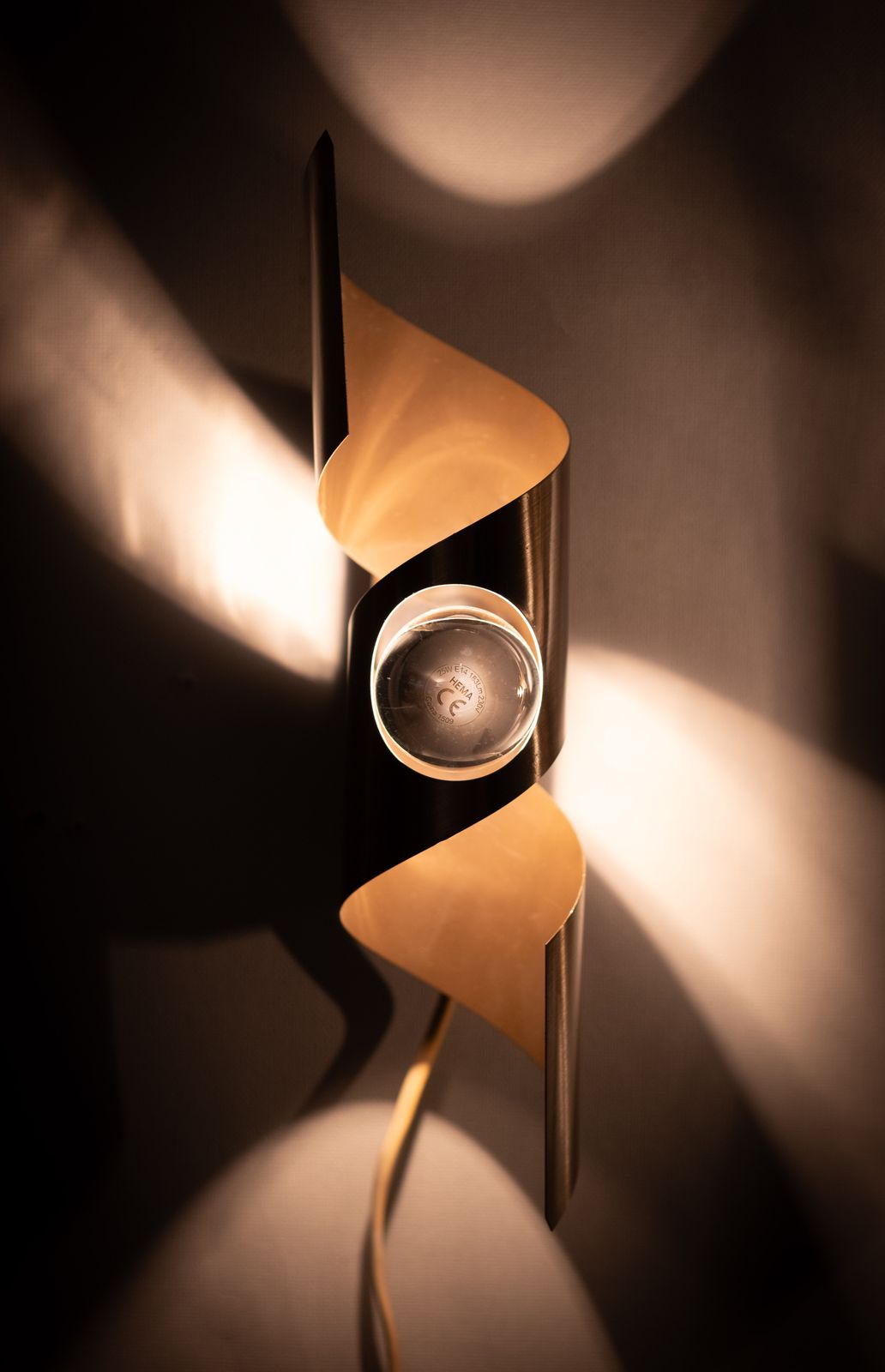 3 Polam Space Ace Wall Sconces Mode ''Wokkel'' 1970s photo Lighting