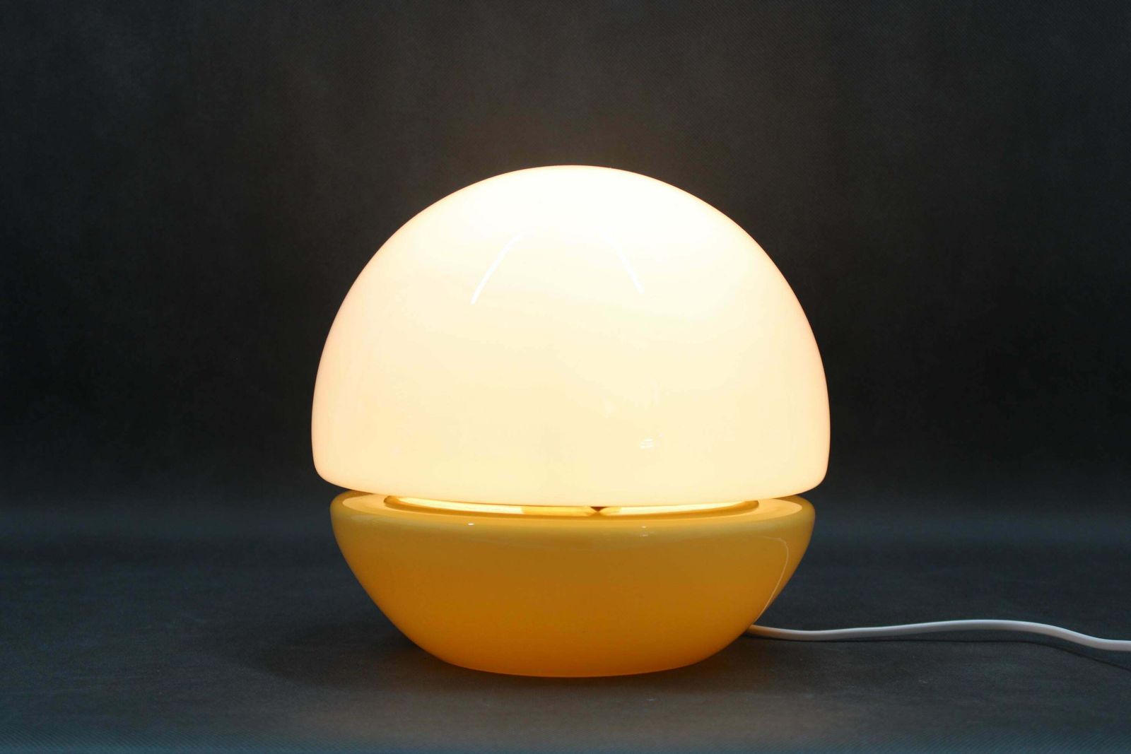1970s Rare All Glass Table Lamp By Valaske Mezirici, Czechoslovakia photo buy