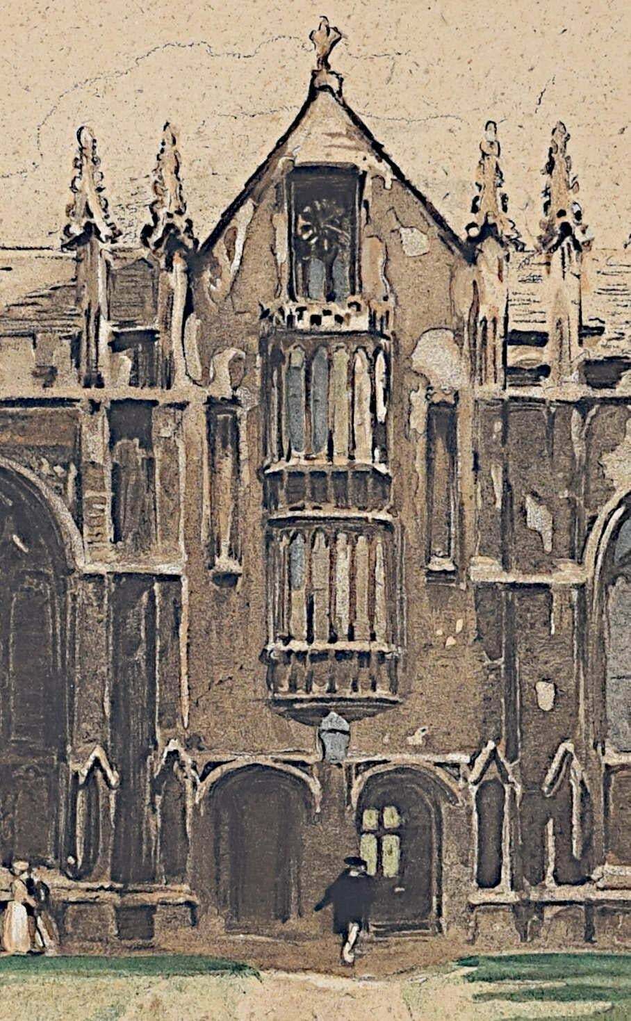William Nicholson University College, Oxford Lithograph By William Nicholson photo furniture
