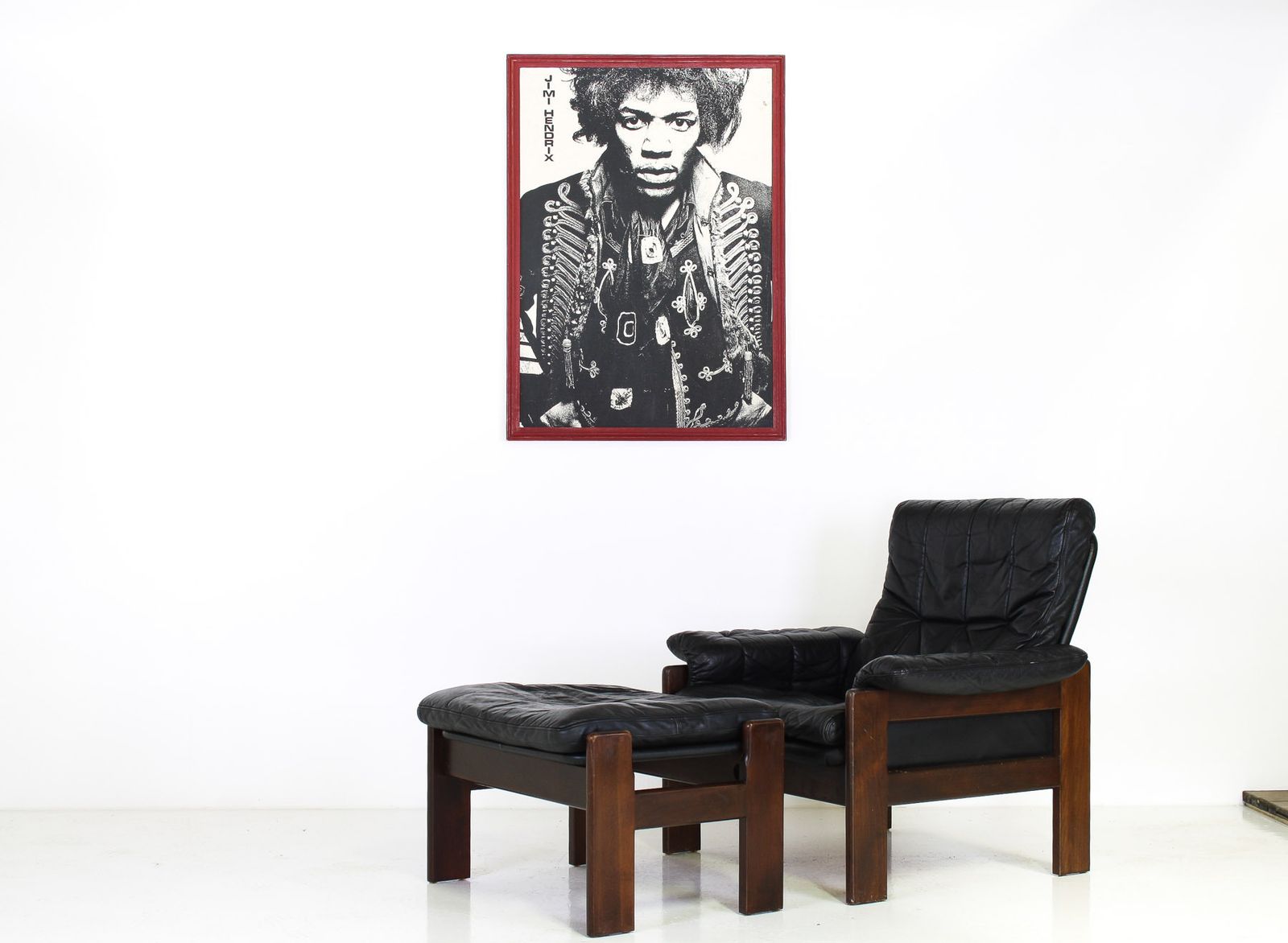 Rare Original Large Format Jimi Hendrix ‘Classic’ 1967 Gered Mankowitz Art Poster photo furniture