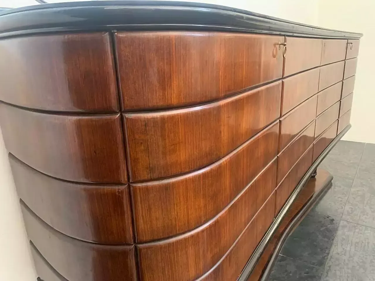 Shaped And Rusticated Sideboard Attributed To Vittorio Dassi, 1950s photo 6265.0