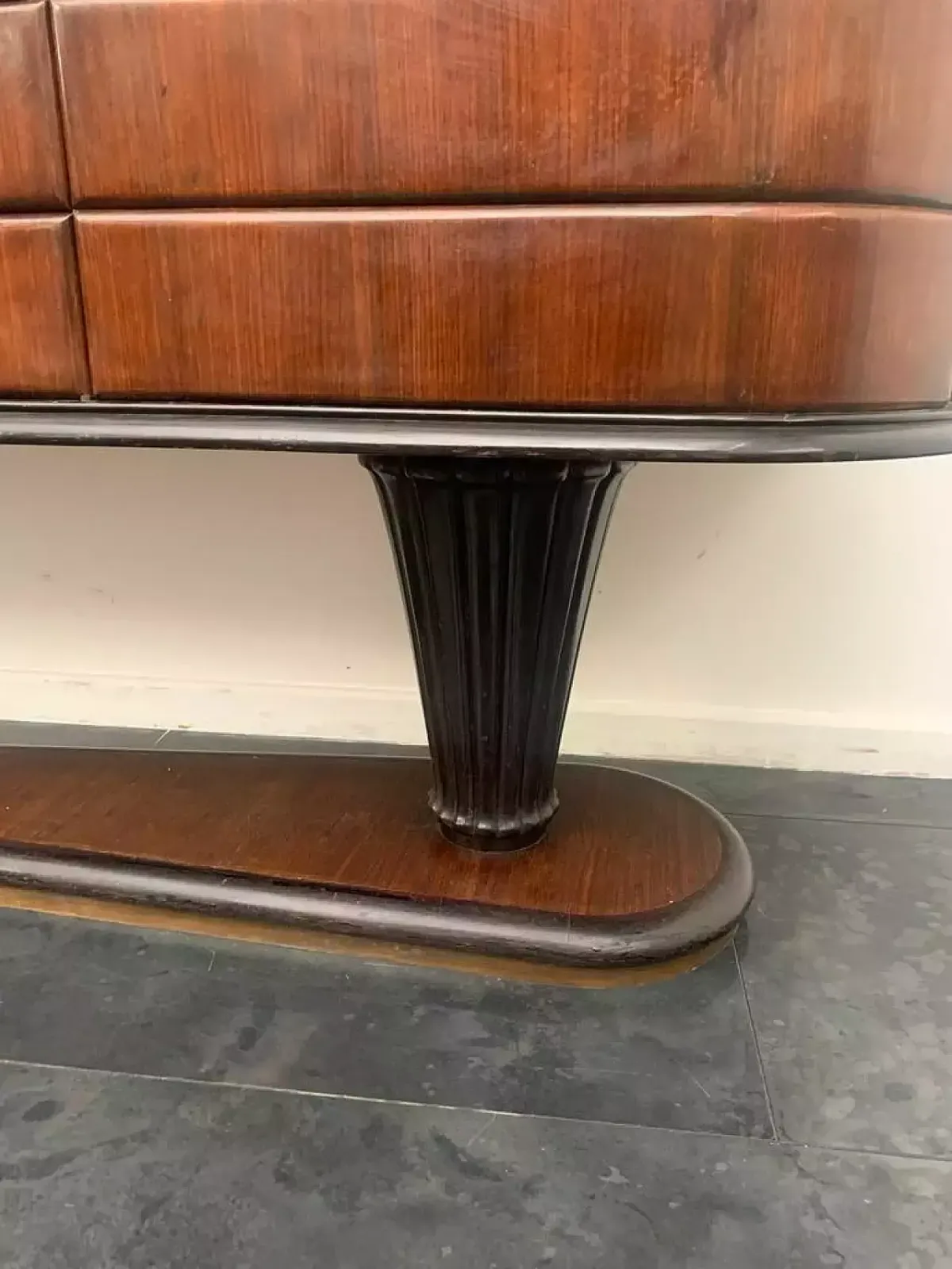 photo furniture Shaped And Rusticated Sideboard Attributed To Vittorio Dassi, 1950s