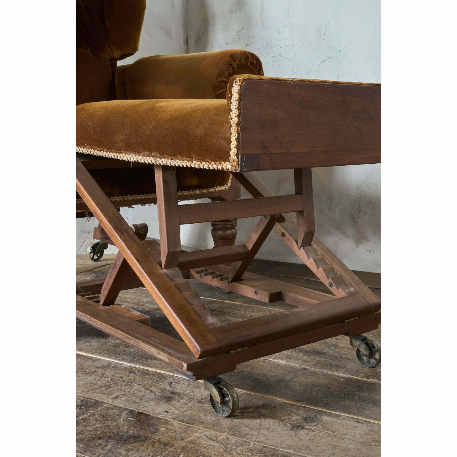 photo for sale Antique Reclining Armchair By Foot And Son