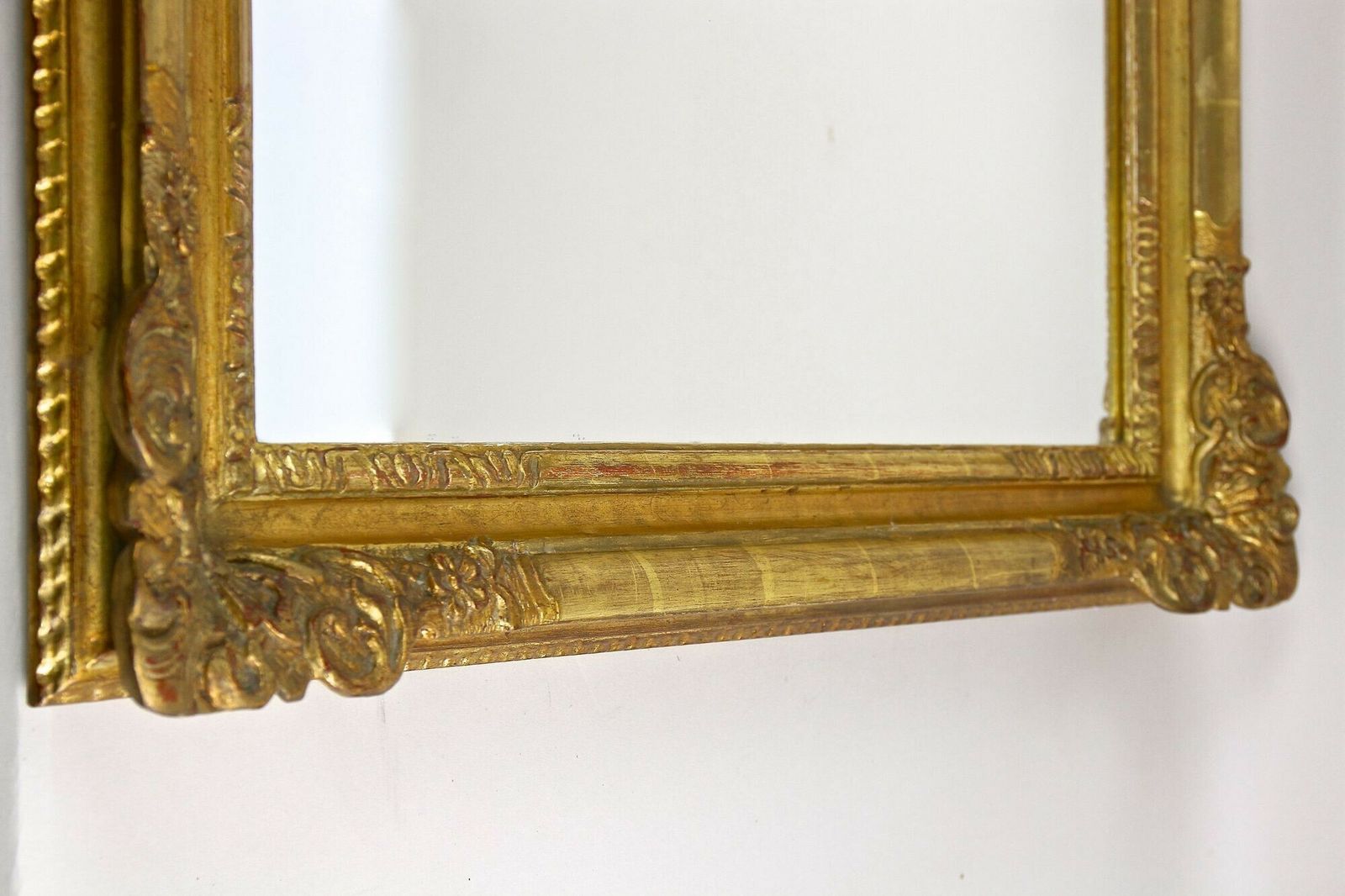 19th Century Gilt Biedermeier Wall Mirror, Handcarved, Austria Circa 1850 photo buy