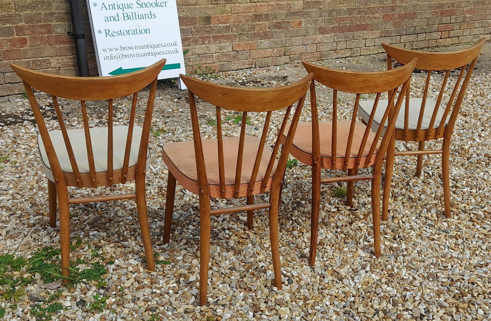 Set Of 4 1950’s Dutch Chairs photo Furniture