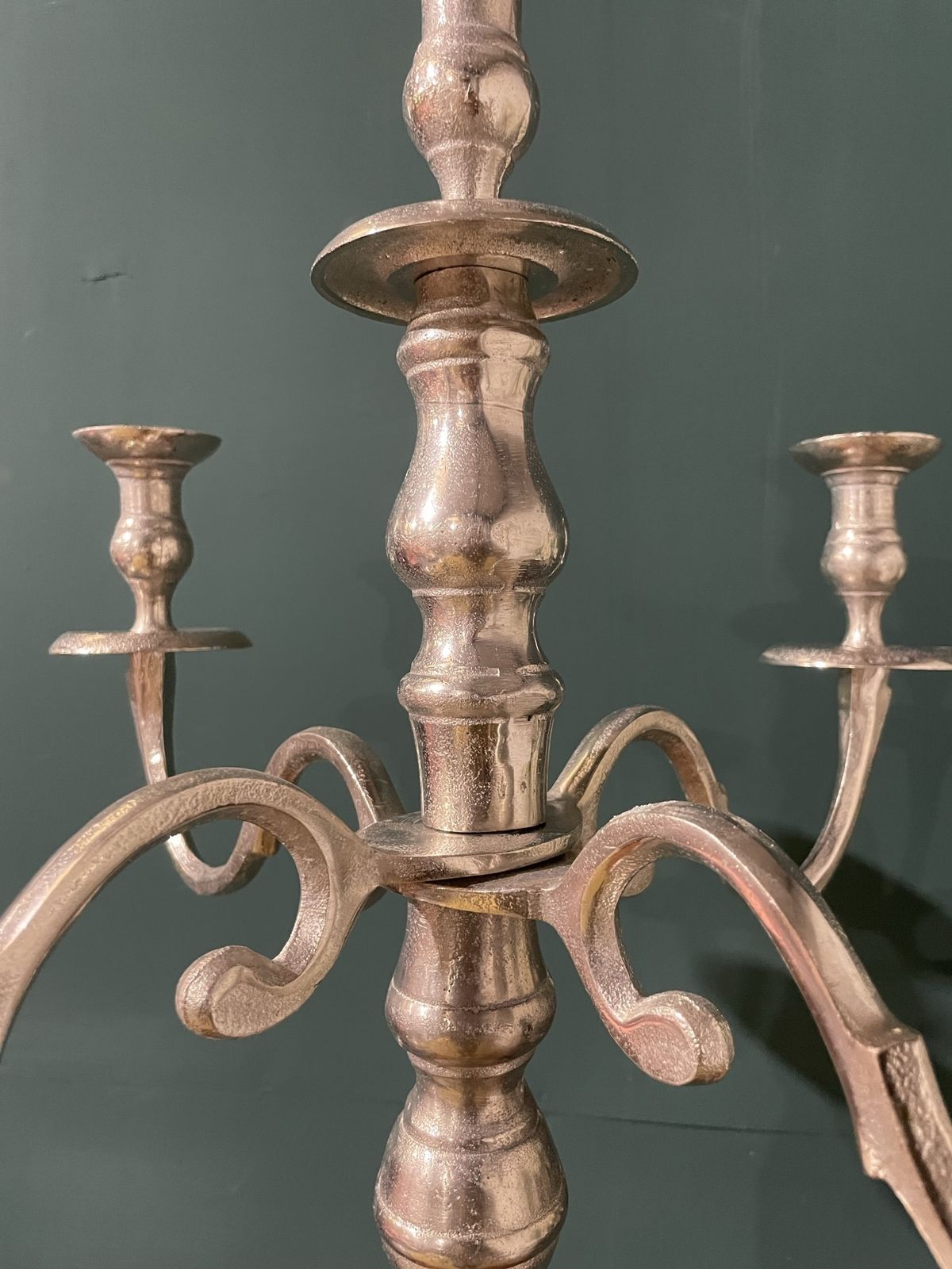 Large Decorative Metal Candelabra photo vinterior
