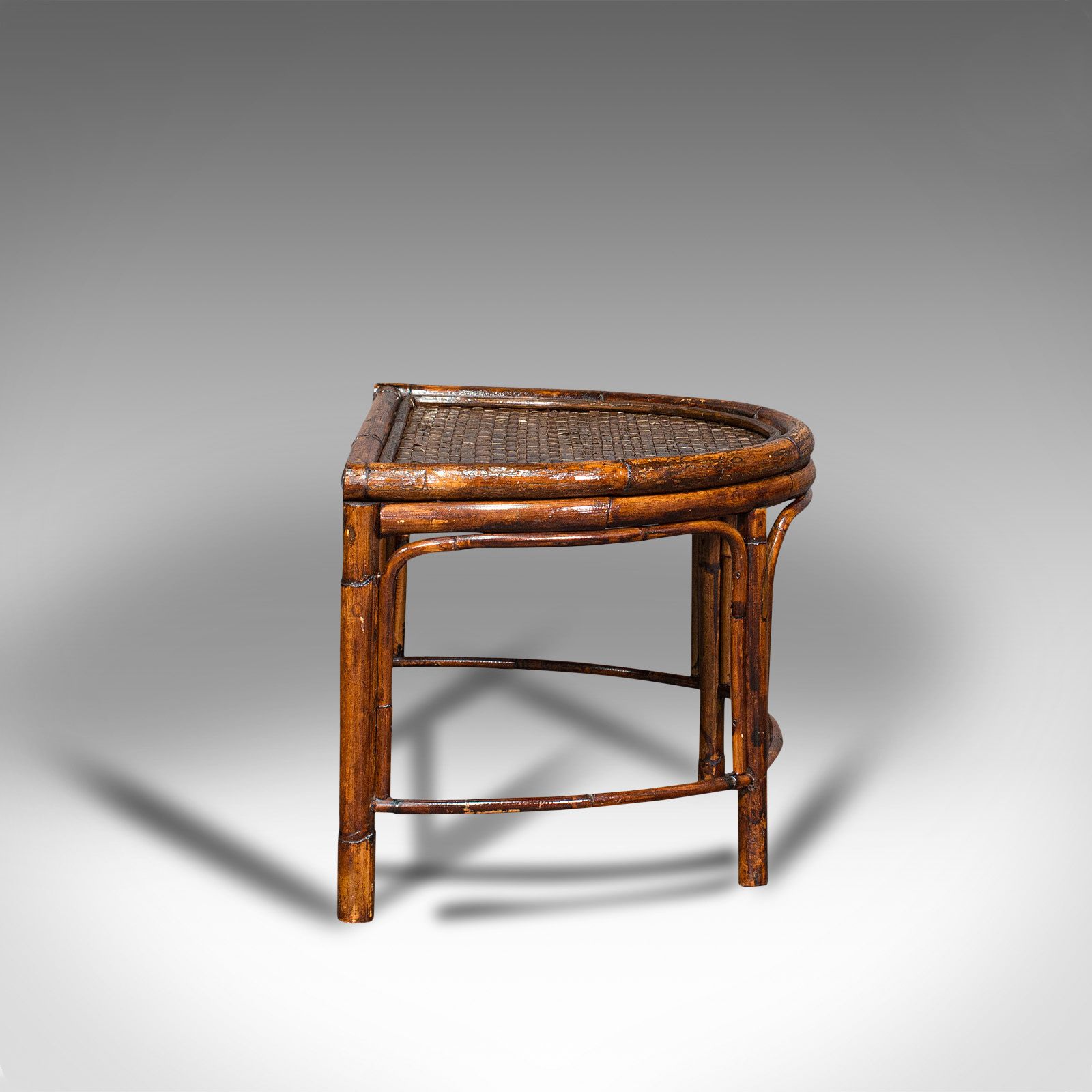Antique Set Of Nesting Tables, Bamboo, Occasional, Side, C.1910 photo Furniture