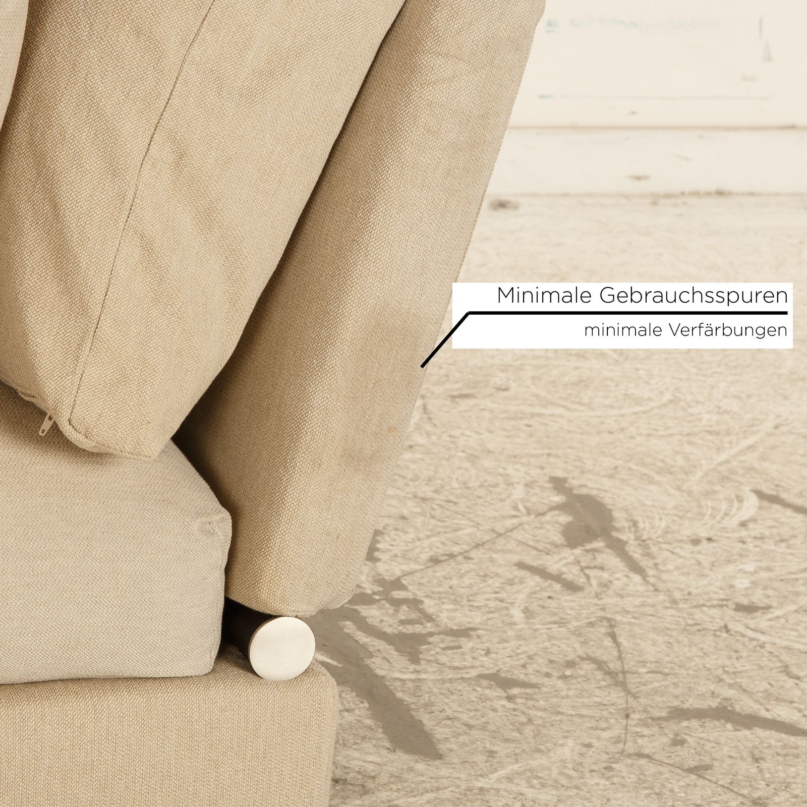 Flexform Sunny Fabric Lounger Beige photo Furniture